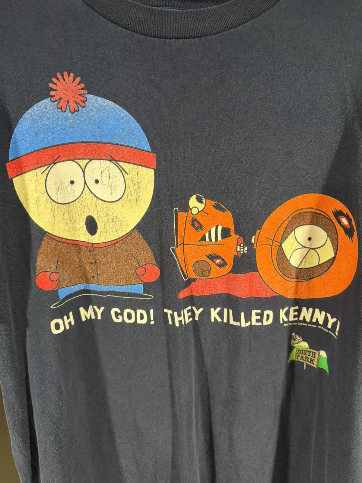 Vintage 1997 Vintage South Park Killed Kenny Faded Grunge Tee XL Size US XL / EU 56 / 4 - 2 Thumbnail