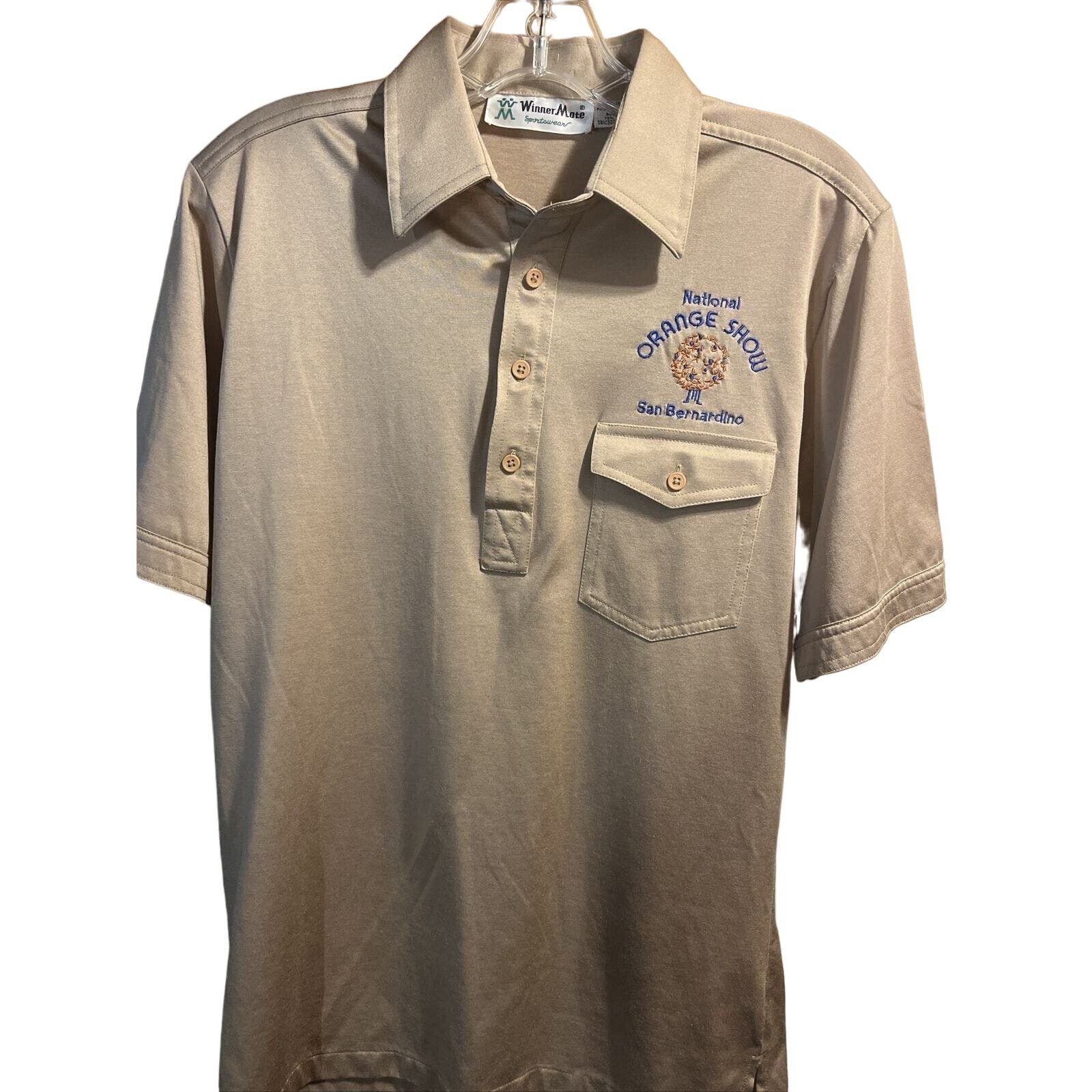 Other Winner Mate Vintage Men’s M Gold SS Polyester Polo Shirt Size US M / EU 48-50 / 2 - 1 Thumbnail