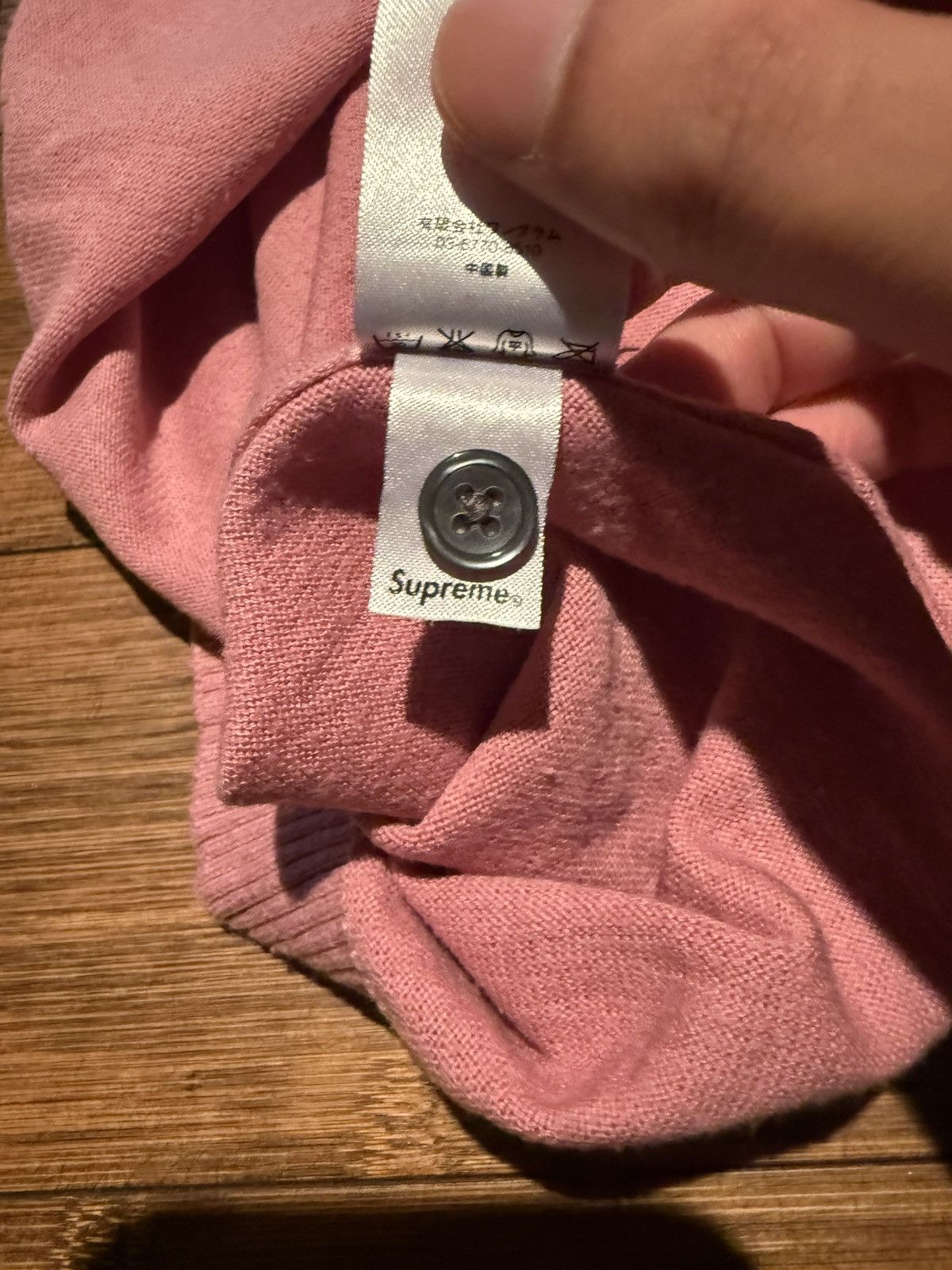 Supreme Supreme SS17 pink knit polo Size US M / EU 48-50 / 2 - 6 Thumbnail