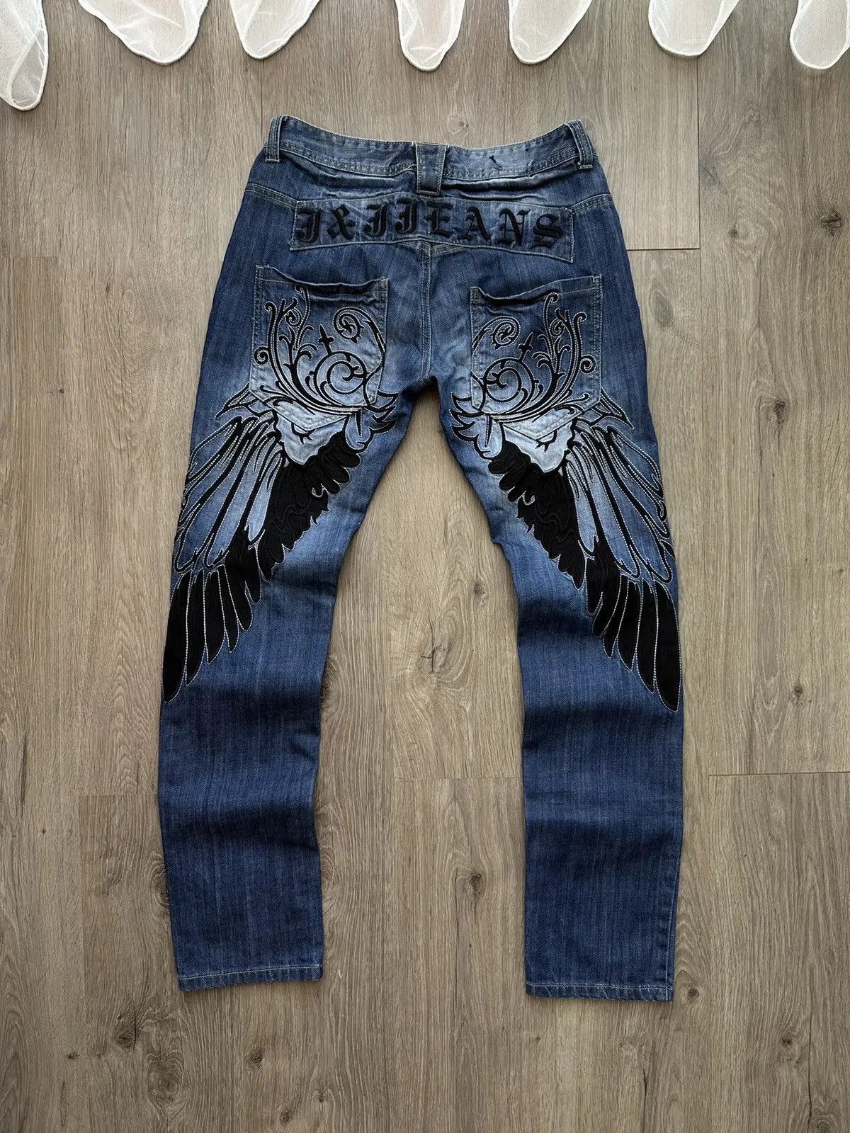 Christian Audigier × Ed Hardy × Vintage Vintage Ed Hardy Christian Audigier Style Pants Size US 31 - 4 Thumbnail