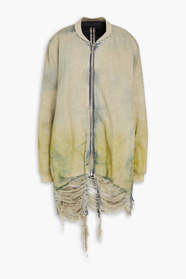 Rick Owens o1y0126 Denim Jacket in Sage Green Size S / US 4 / IT 40 - 1 Thumbnail