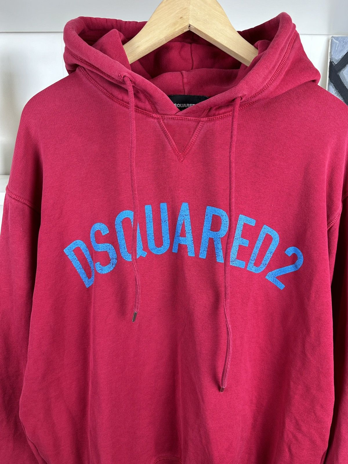 Dsquared2 Dsquared2 burgundy logo hoodie Size US XL / EU 56 / 4 - 4 Thumbnail