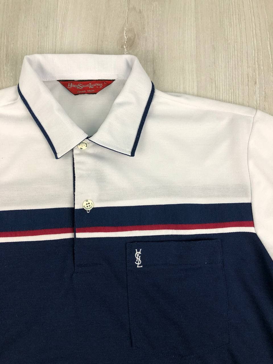 Yves Saint Laurent Yves Saint Laurent Polo Shirt YSL Tshirt Vintage Size US M / EU 48-50 / 2 - 6 Thumbnail