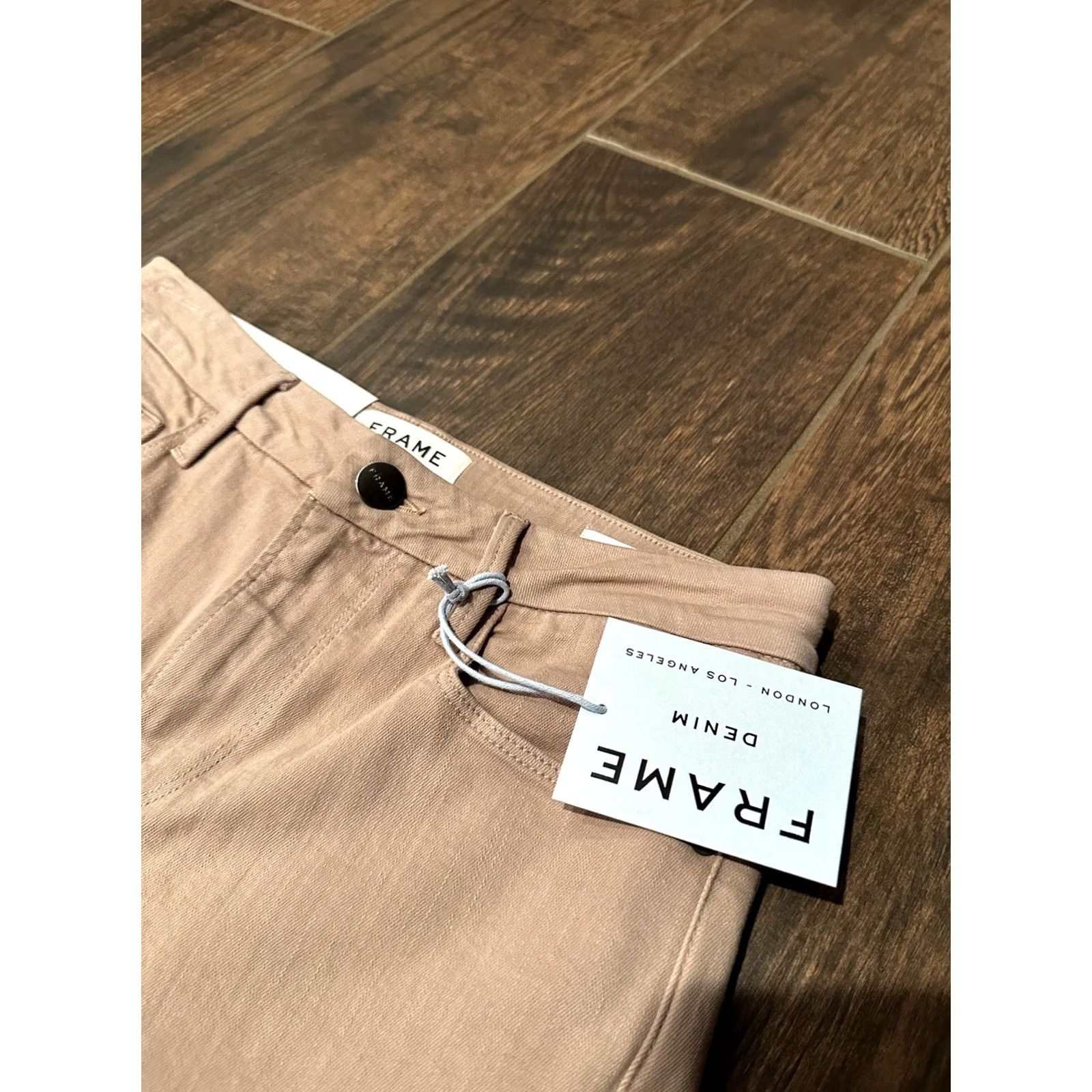 Frame FRAME Denim Jeans Le Crop Mini Boot Raw Edge Mid Rise Size 26 Dusty Rose Pink Womens Size 26" / US 2 / IT 38 - 5 Thumbnail