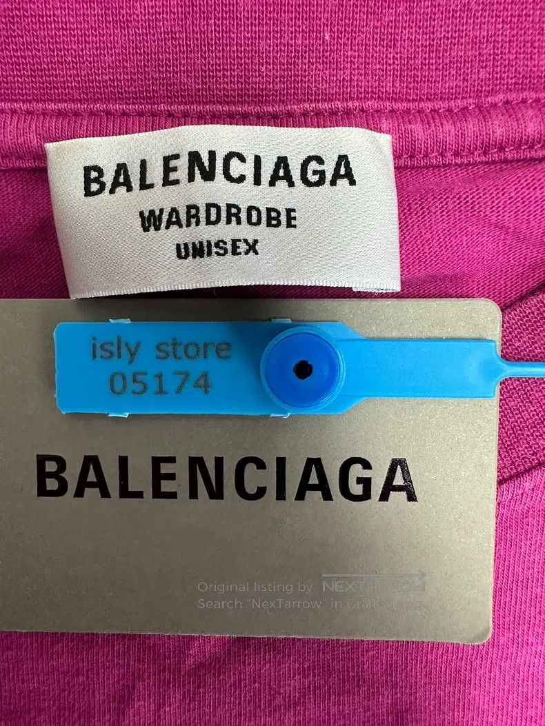 Balenciaga Balenciaga Casual Logo Printed Short Sleeve T-Shirt Size US L / EU 52-54 / 3 - 4 Thumbnail