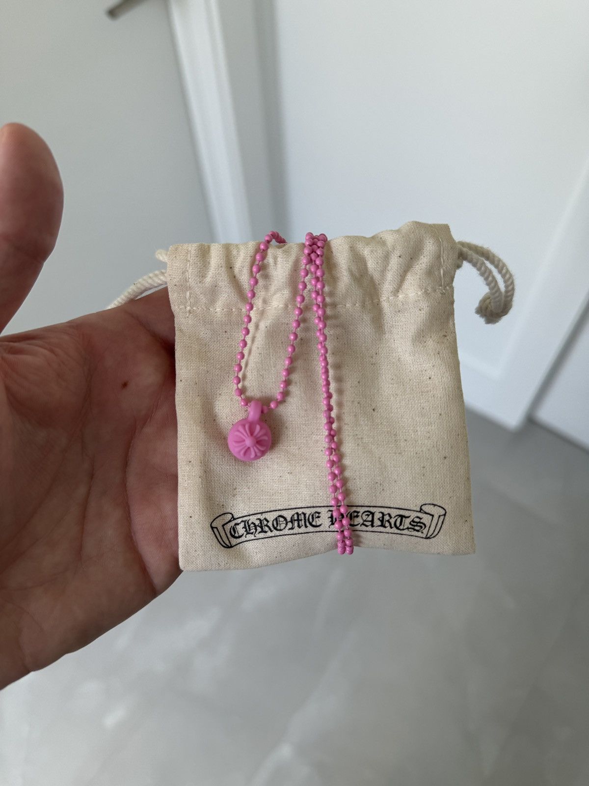 Chrome Hearts Chrome Hearts Silichrome Silicone Pink Ball Pendant Size ONE SIZE - 1 Thumbnail