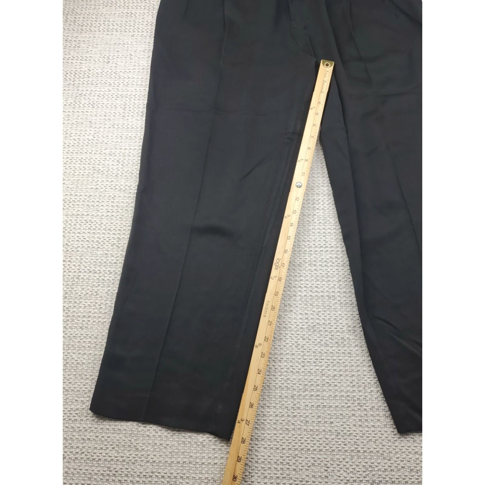 Tommy Bahama Tommy Bahama Silk Pants Mens 38x28 Pleated Front Dress Pants Black Beach Casual High Quality Size US 38 / EU 54 - 5 Thumbnail