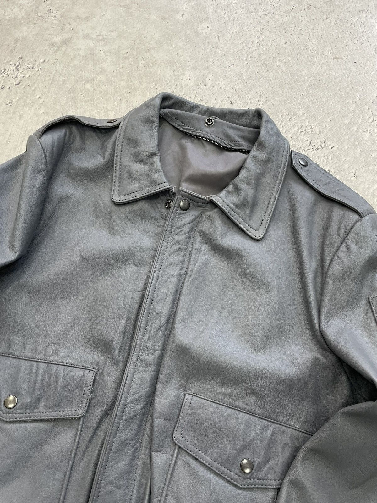 Schott Leather aviation leather bomber jacket 90s schott jacket Size US L / EU 52-54 / 3 - 5 Thumbnail
