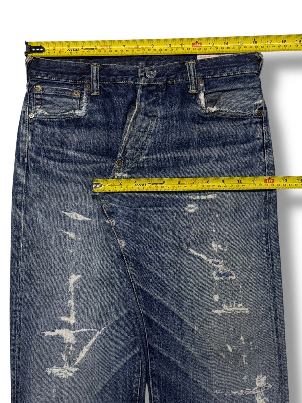 Evisu Vintage 00s Evisu No.2 Lot 2001 Selvedge Japan Denim Jeans Size US 32 / EU 48 - 20 Thumbnail