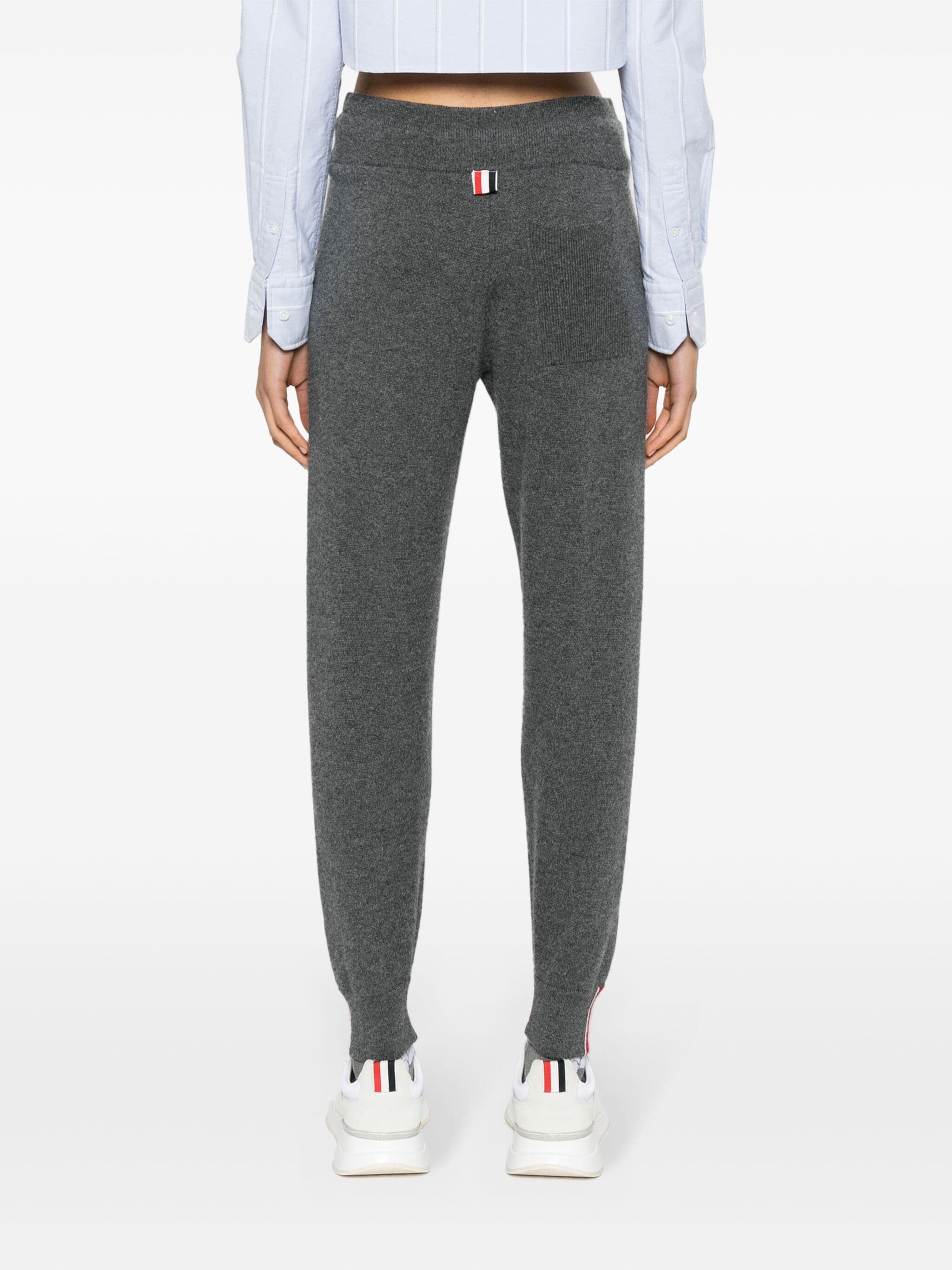 Thom Browne o1s22i1n0924 Cashmere Joggers in Dark Grey Size 28" / US 6 / IT 42 - 4 Thumbnail