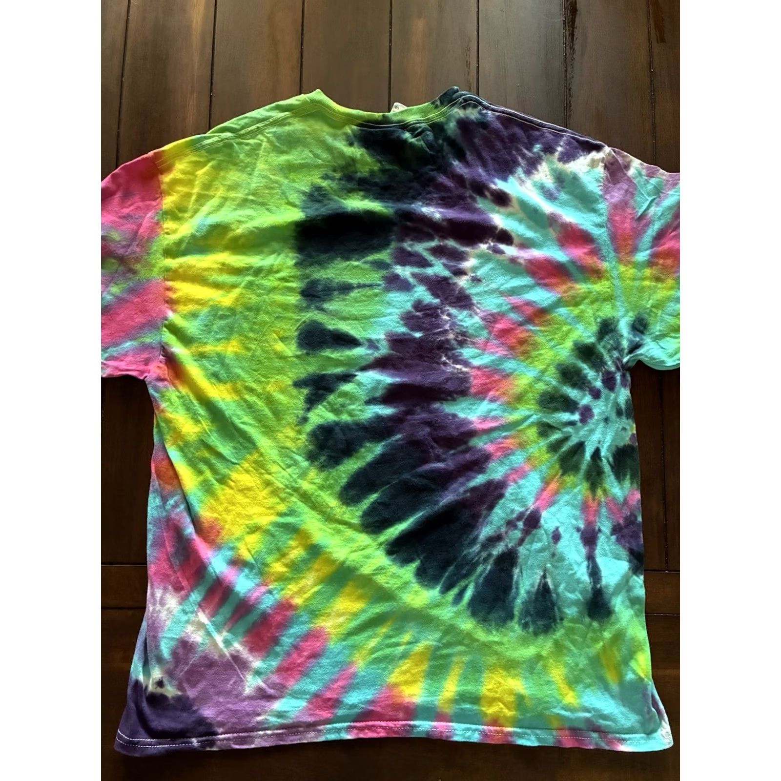 Vintage VINTAGE Smiley Cloud Shirt Tie Dye Mens XL Happy! Size US XL / EU 56 / 4 - 6 Thumbnail