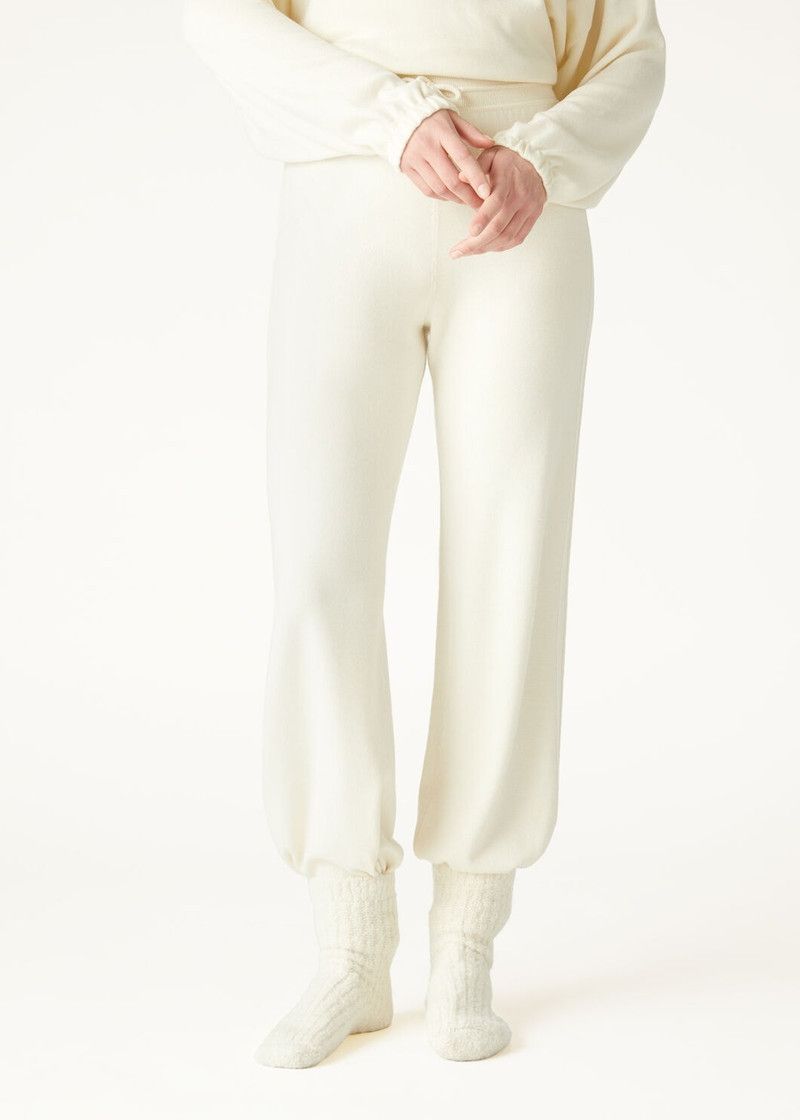 Loro Piana o1srvl11e1125 FAO4532 Dreamy Soft Trousers in White Size 27" / US 4 / IT 40 - 3 Thumbnail