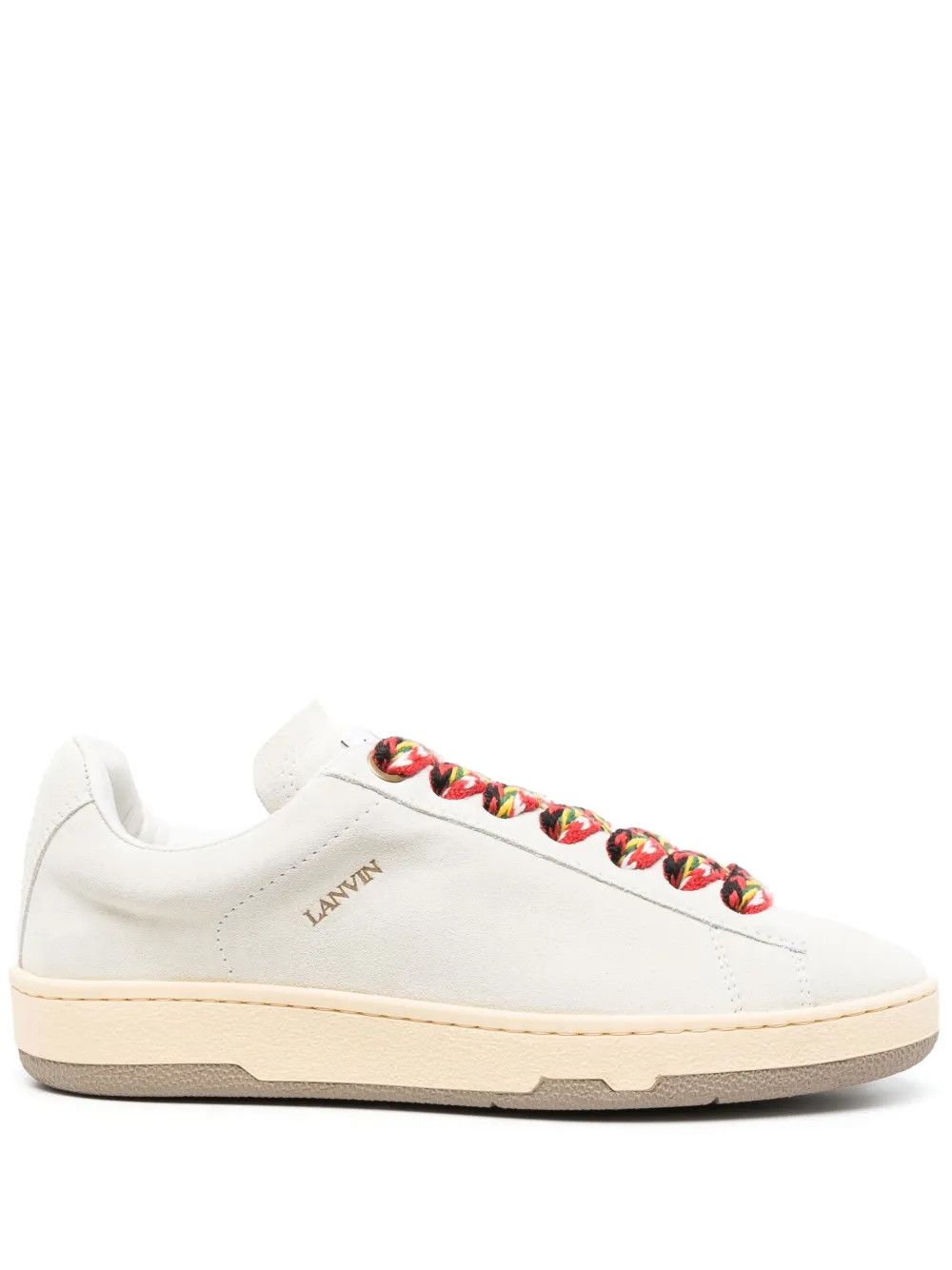 Lanvin o1y0326 Low-Top Sneakers in Off-White Size US 7 / IT 37 - 1 Thumbnail