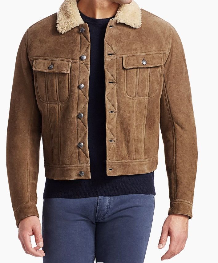 Ralph Lauren Purple Label Ralph Lauren Purple Label Clifton shearling trucker Size US S / EU 44-46 / 1 - 5 Thumbnail