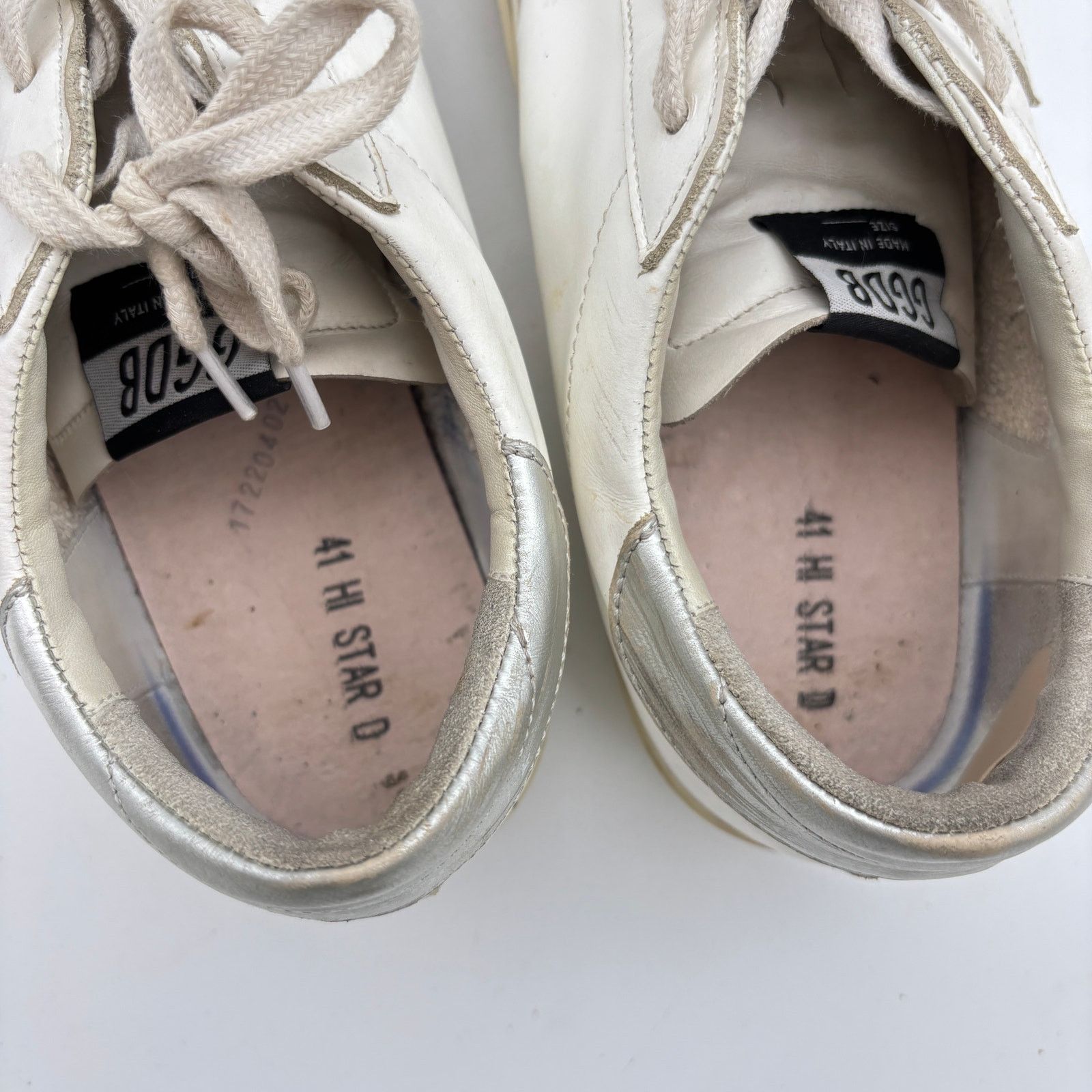 Golden Goose Golden Goose GGDB Hi Star Chunky Sneakers Women's 41 US 11 Size US 11 / IT 41 - 11 Thumbnail