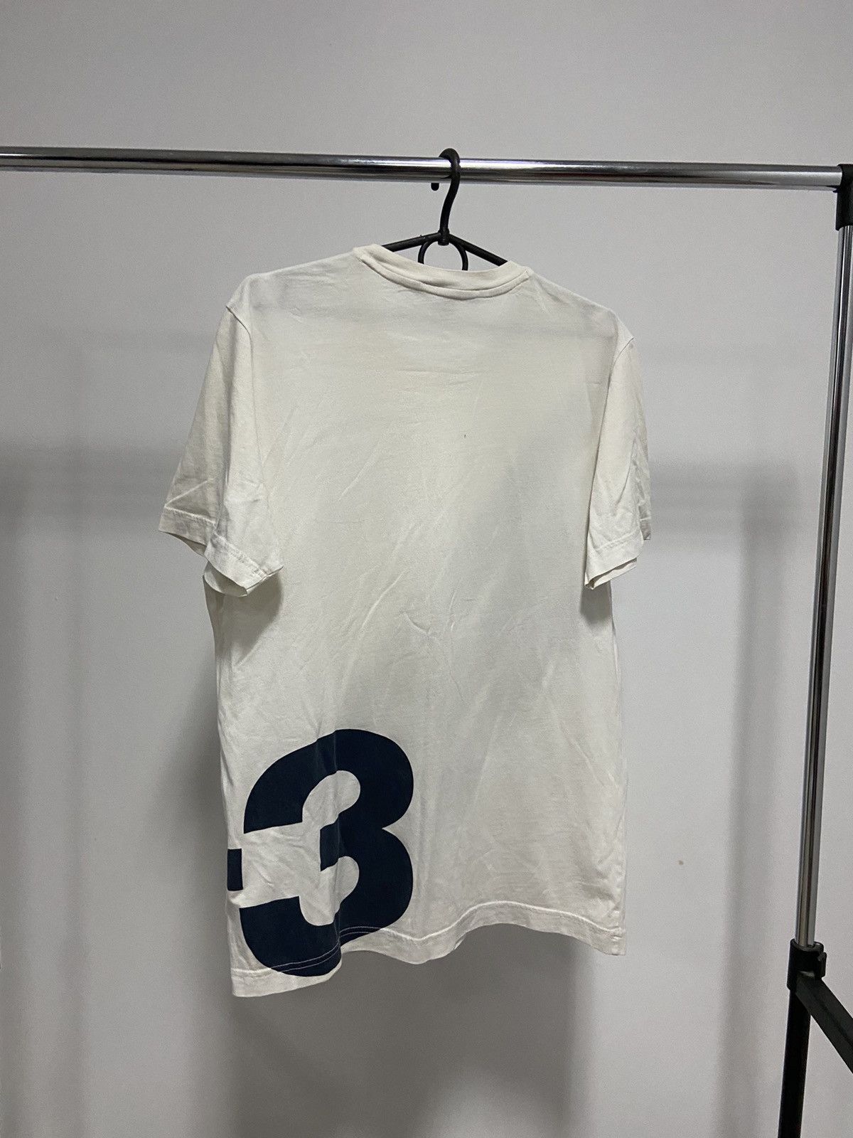 Vintage × Y-3 × Yohji Yamamoto Y-3 Yohji Yamamoto big logo tee vintage Japanese designer Size US M / EU 48-50 / 2 - 2 Thumbnail
