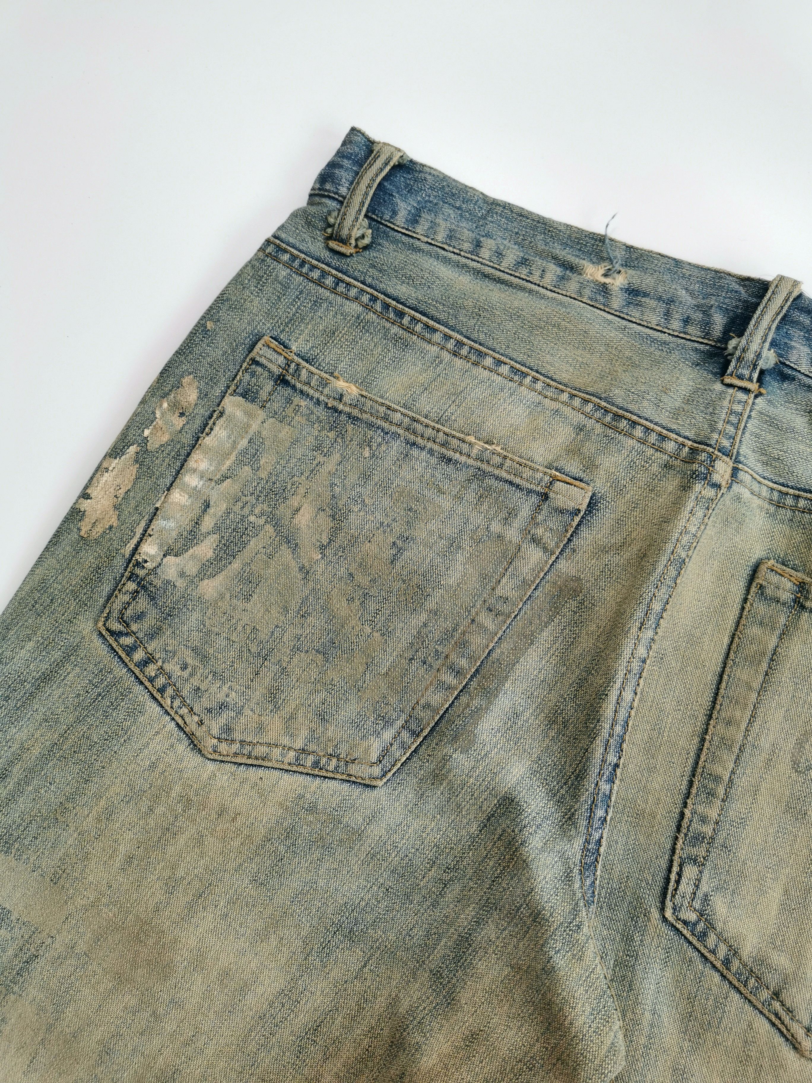 In The Attic In The attic Flared Distressed Poem Jeans Pants Size US 33 - 12 Thumbnail