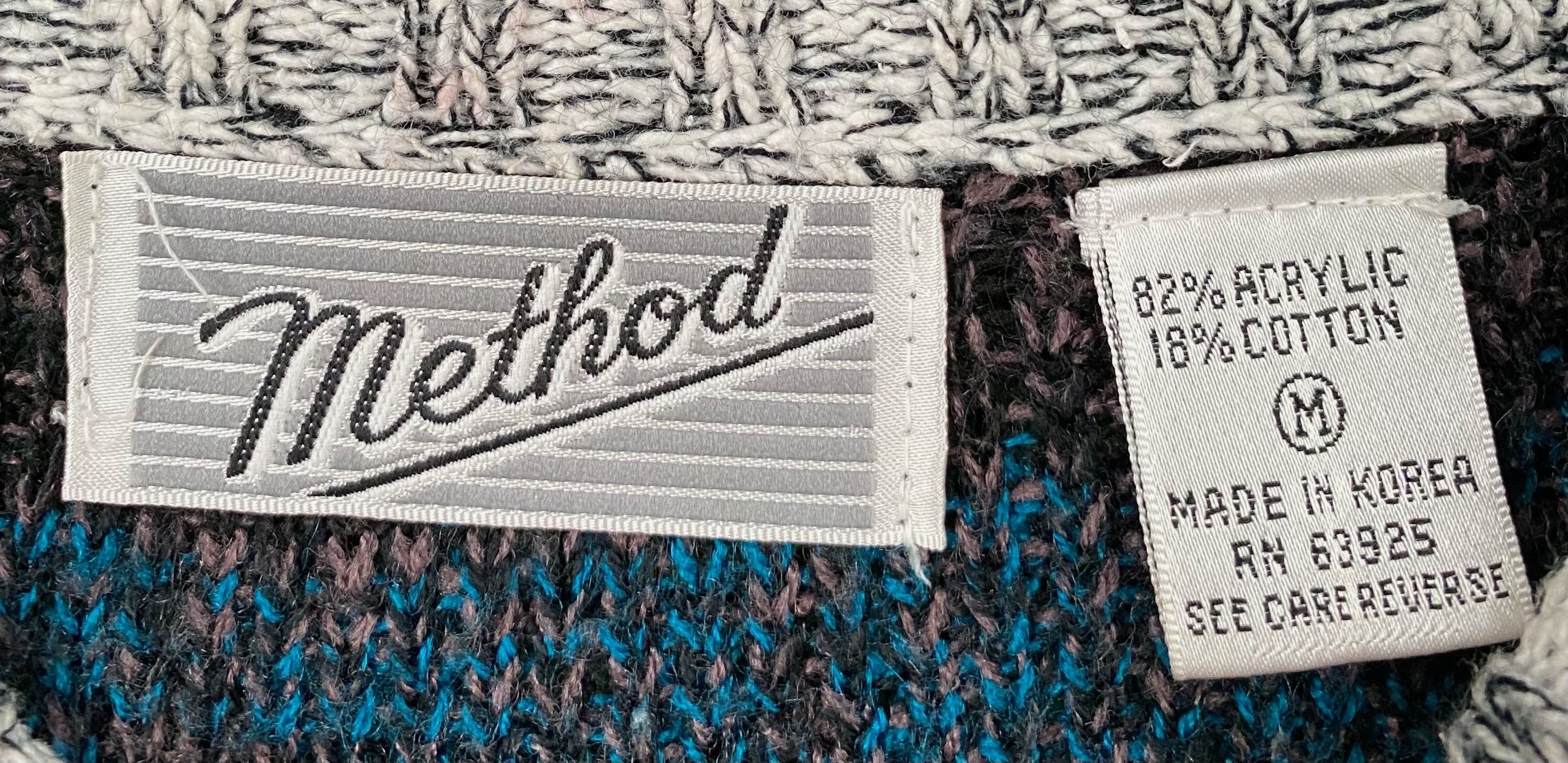 Method 90’s Method Colorful Patterned Knit Sweater Men’s Medium Size US M / EU 48-50 / 2 - 4 Thumbnail