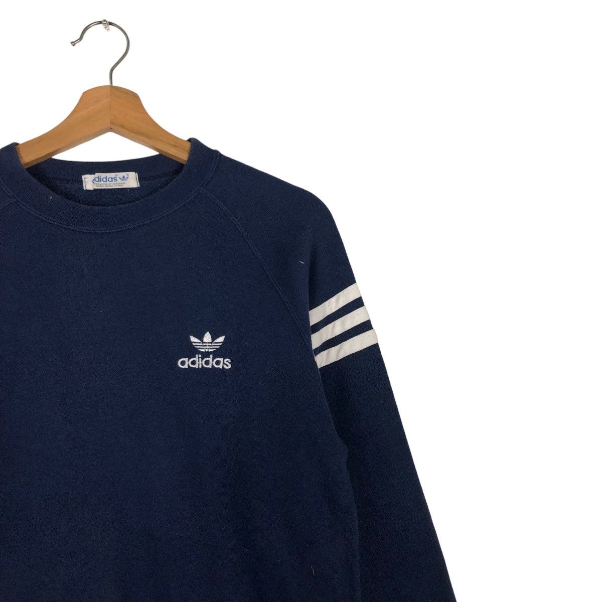 Adidas 🔥VINTAGE 90’s ADIDAS SWEATSHIRT JUMPER STRIPED Size US M / EU 48-50 / 2 - 6 Thumbnail
