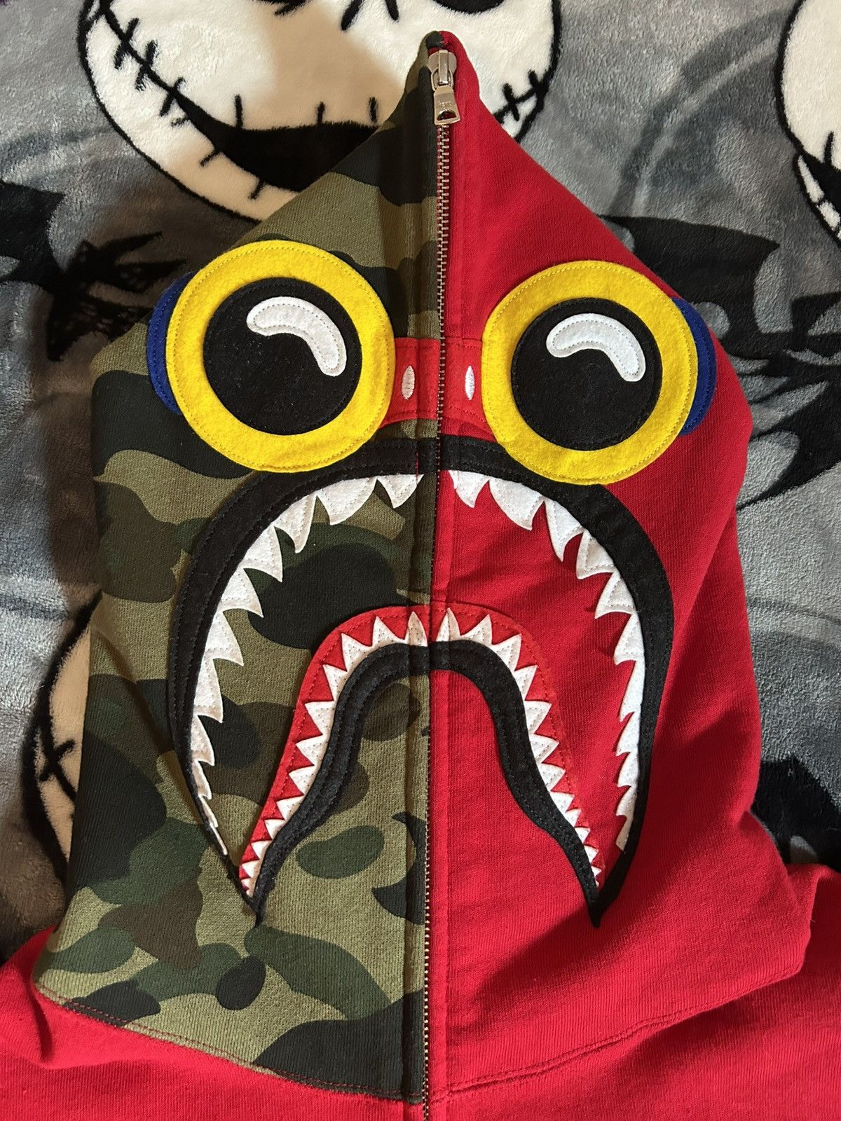 Bape BAPE × HEBRU BRANTLEY FLYBOY Shark Full Zip Hoodie Size US XL / EU 56 / 4 - 2 Thumbnail