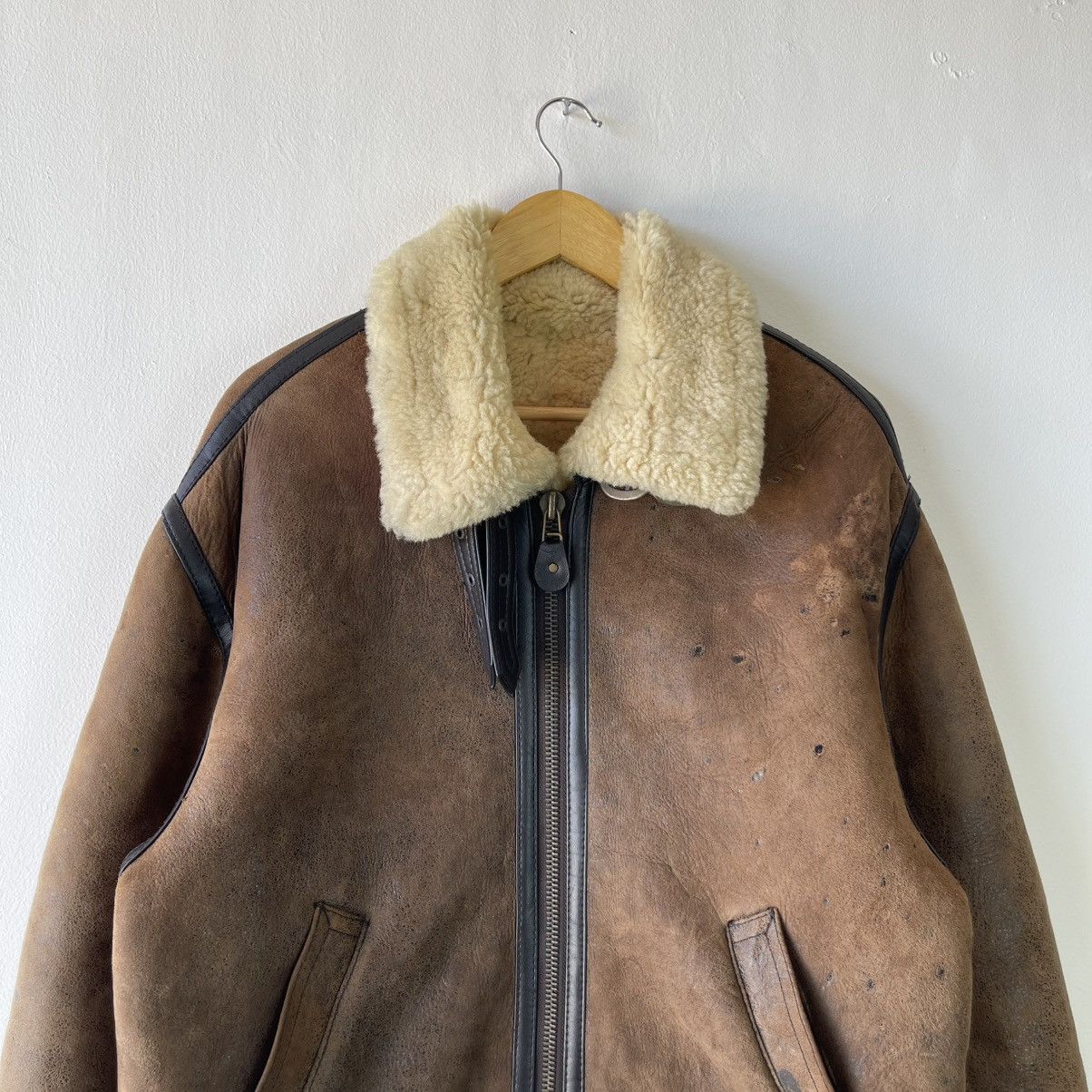 Buzz Rickson's 🔥Rare🔥Vintage Us Air Force B3 Shearling Sheepskin Flight Jkt Size US M / EU 48-50 / 2 - 4 Thumbnail