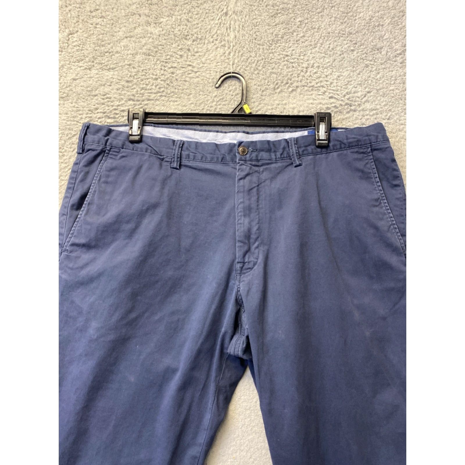 Polo Ralph Lauren Polo Ralph Lauren Chino Mens 40x32 Trousers Navy Slim Stretch Rock Climbing Graphic / RL-67 Size US L / EU 52-54 / 3 - 2 Thumbnail
