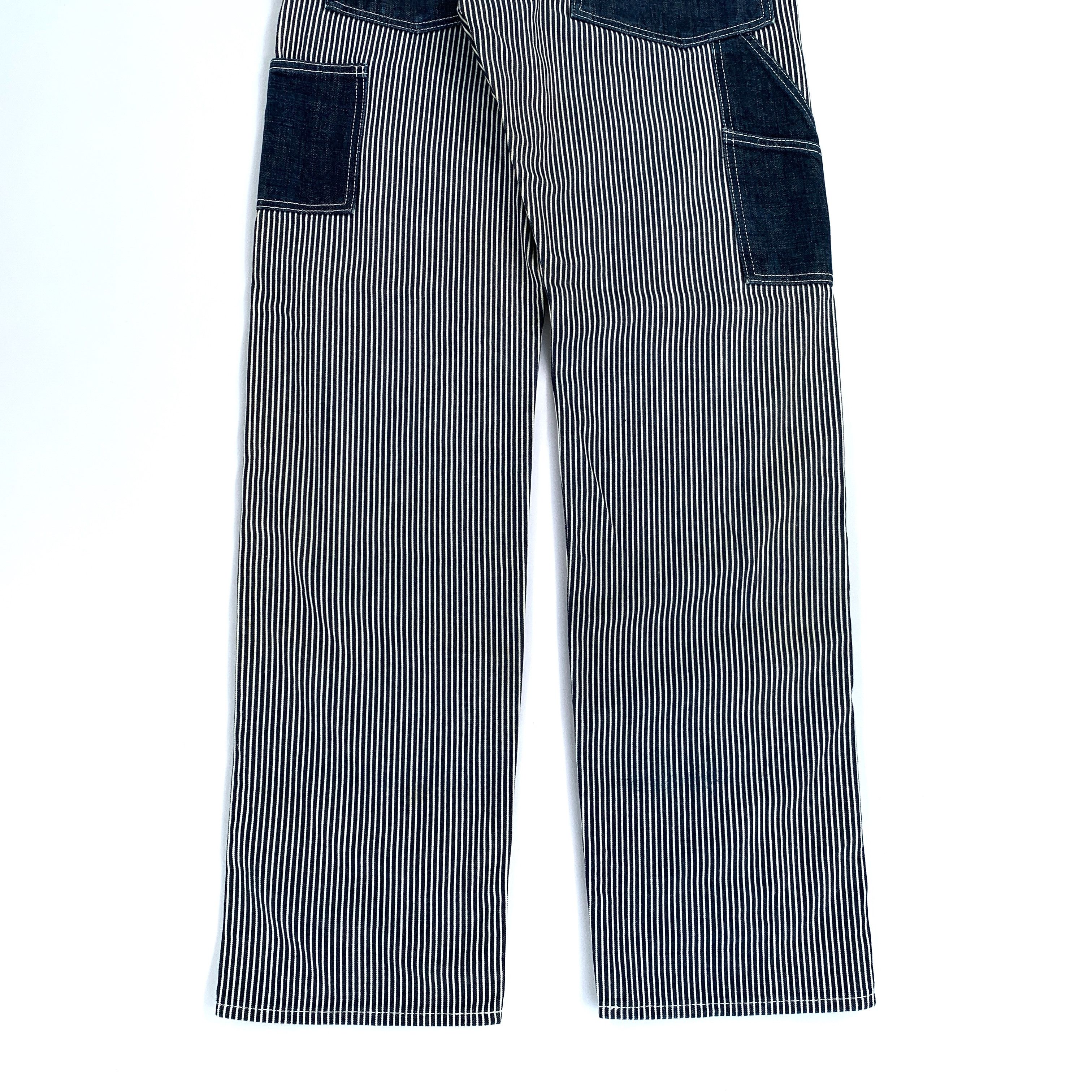 EIGHT-G Vintage Eight-G Hickory Carpenter Double Knee Pants Size US 31 - 12 Thumbnail