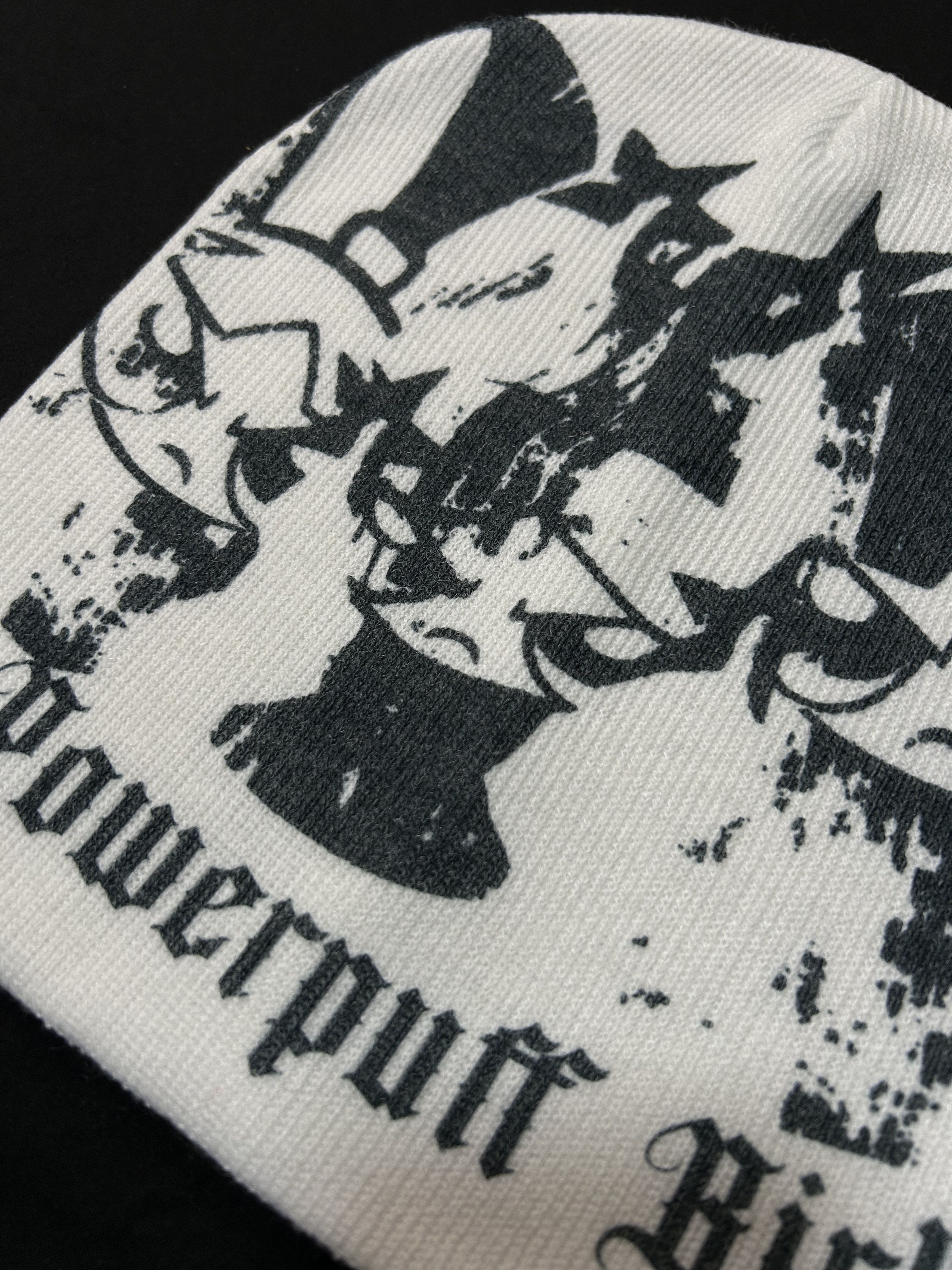 Japanese Brand The Powerpuff Girls Graphic No Cuff Knit White Beanie OS Size ONE SIZE - 3 Thumbnail