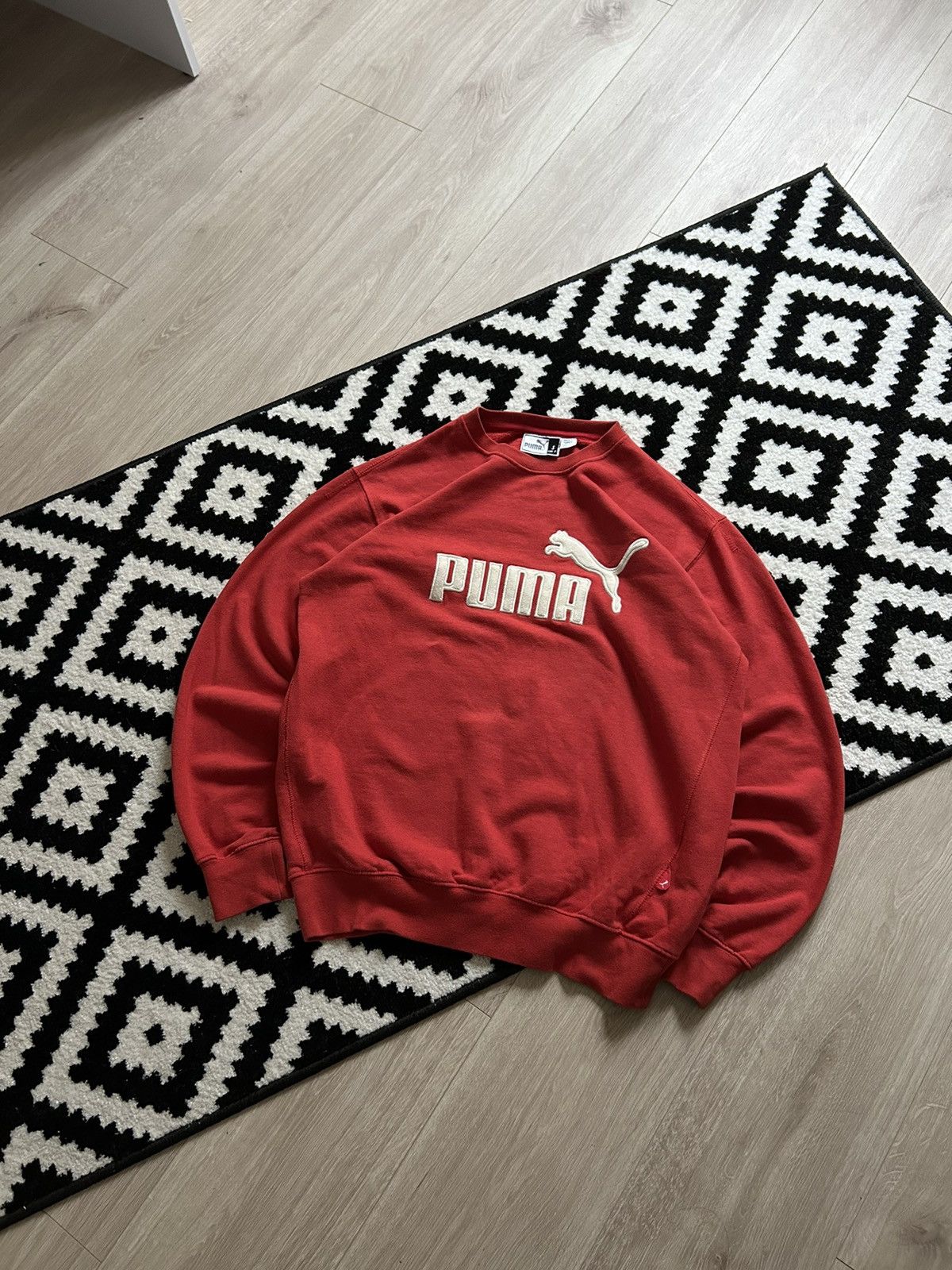 Red puma sweater on sale