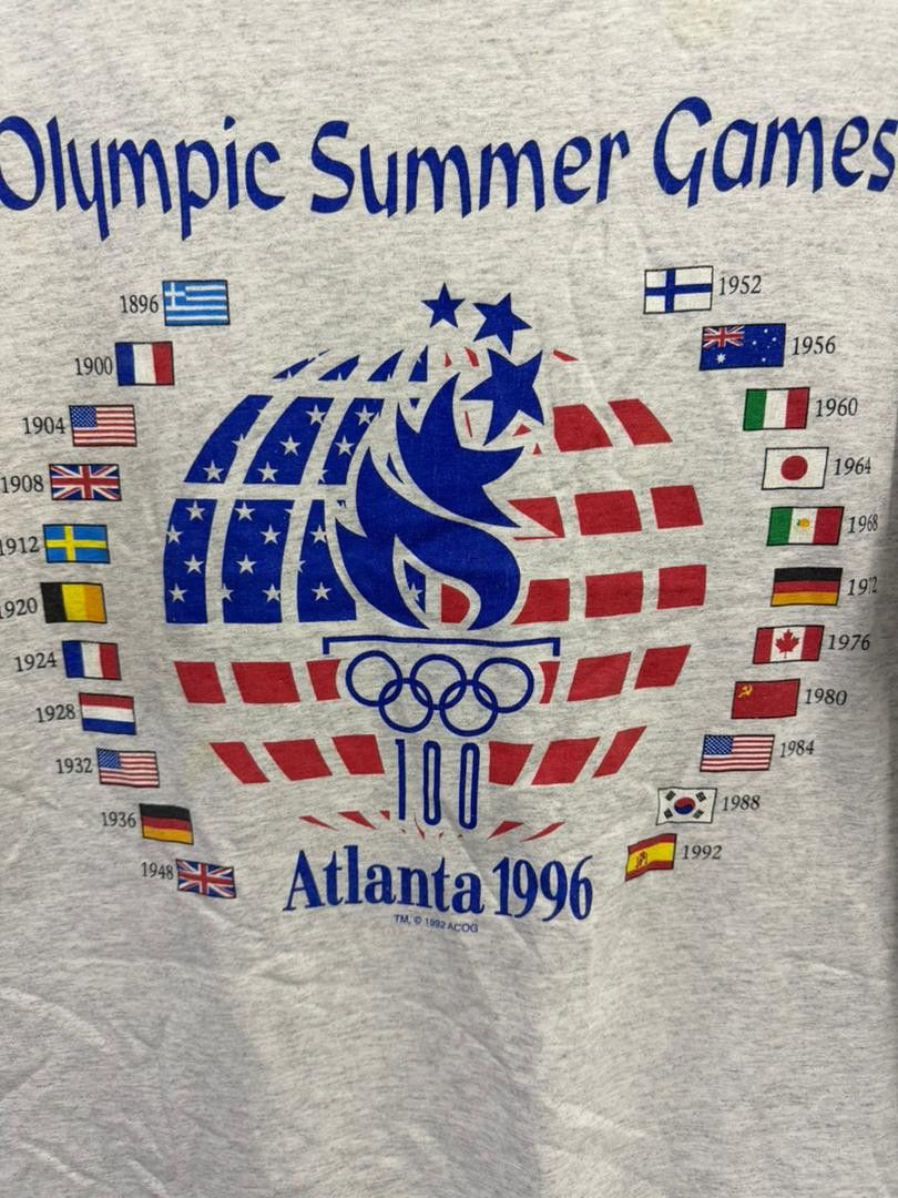 USA Olympics Vintage 1996 Atlanta Olympic Summer Games Tee Size US XL / EU 56 / 4 - 2 Thumbnail