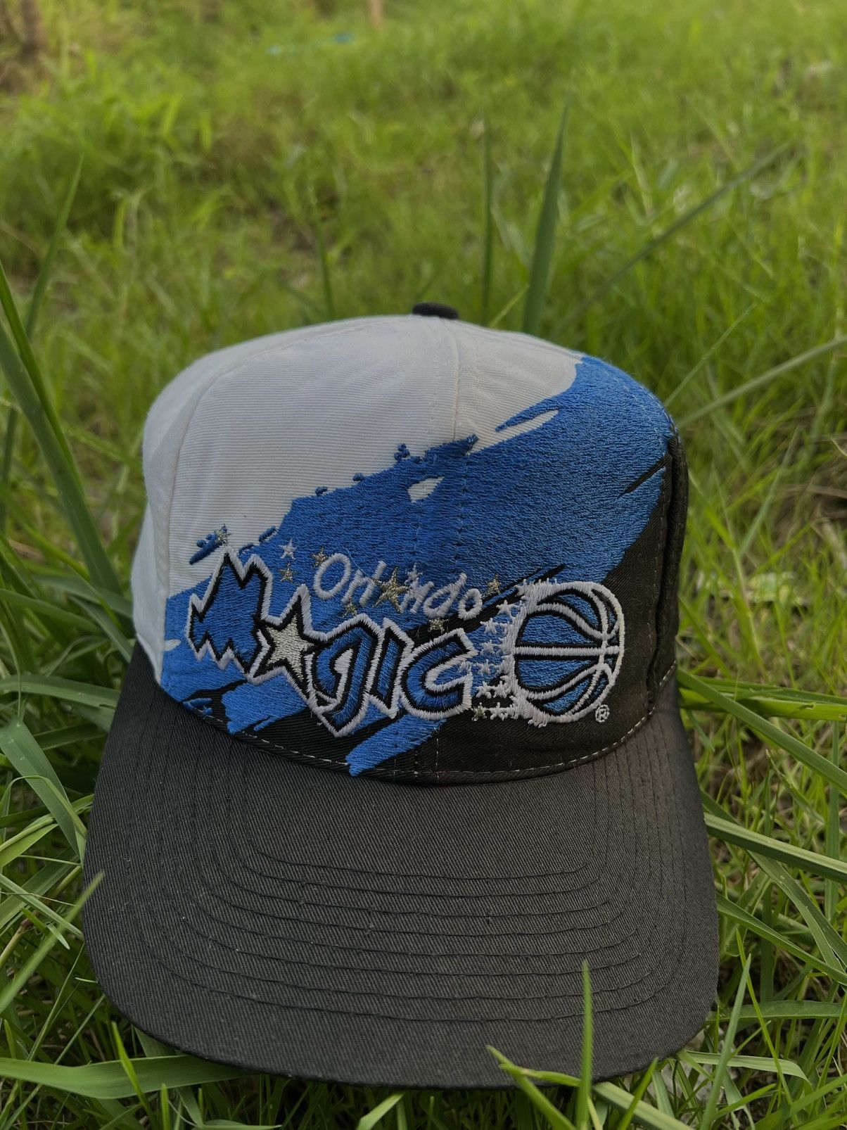 Logo 7 VINTAGE Orlando Magic Splash LOGO 7 Snapback Basketball Size ONE SIZE - 2 Thumbnail