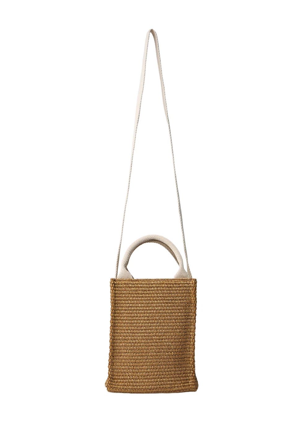 Marni MARNI Beige Raffia Mini Shoulder Bag New & Authentic Size ONE SIZE - 1 Thumbnail