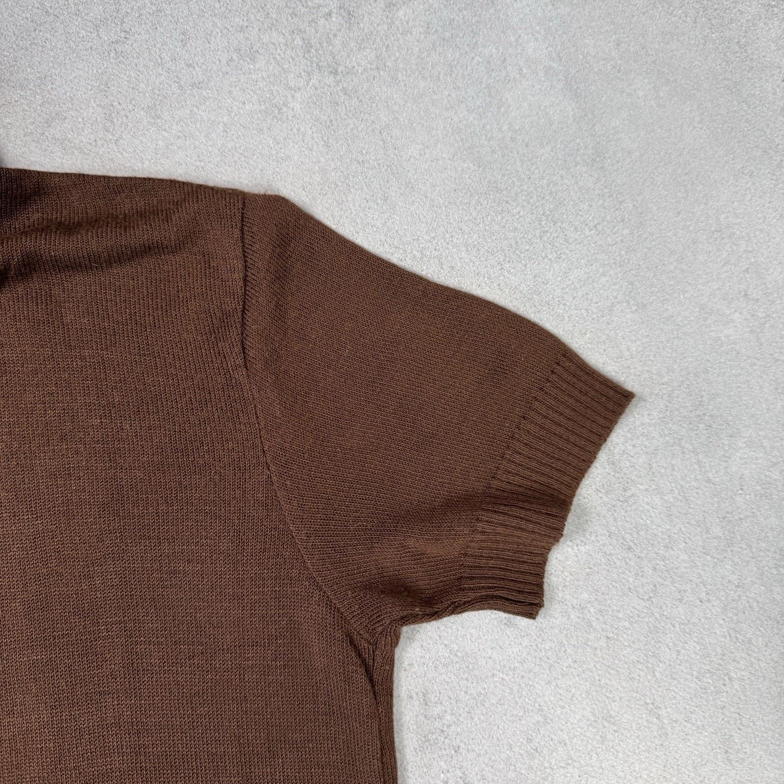 Dolce & Gabbana Vintage Dolce Gabbana Women Brown Sweater Button Up Blouse Size S / US 4 / IT 40 - 14 Thumbnail