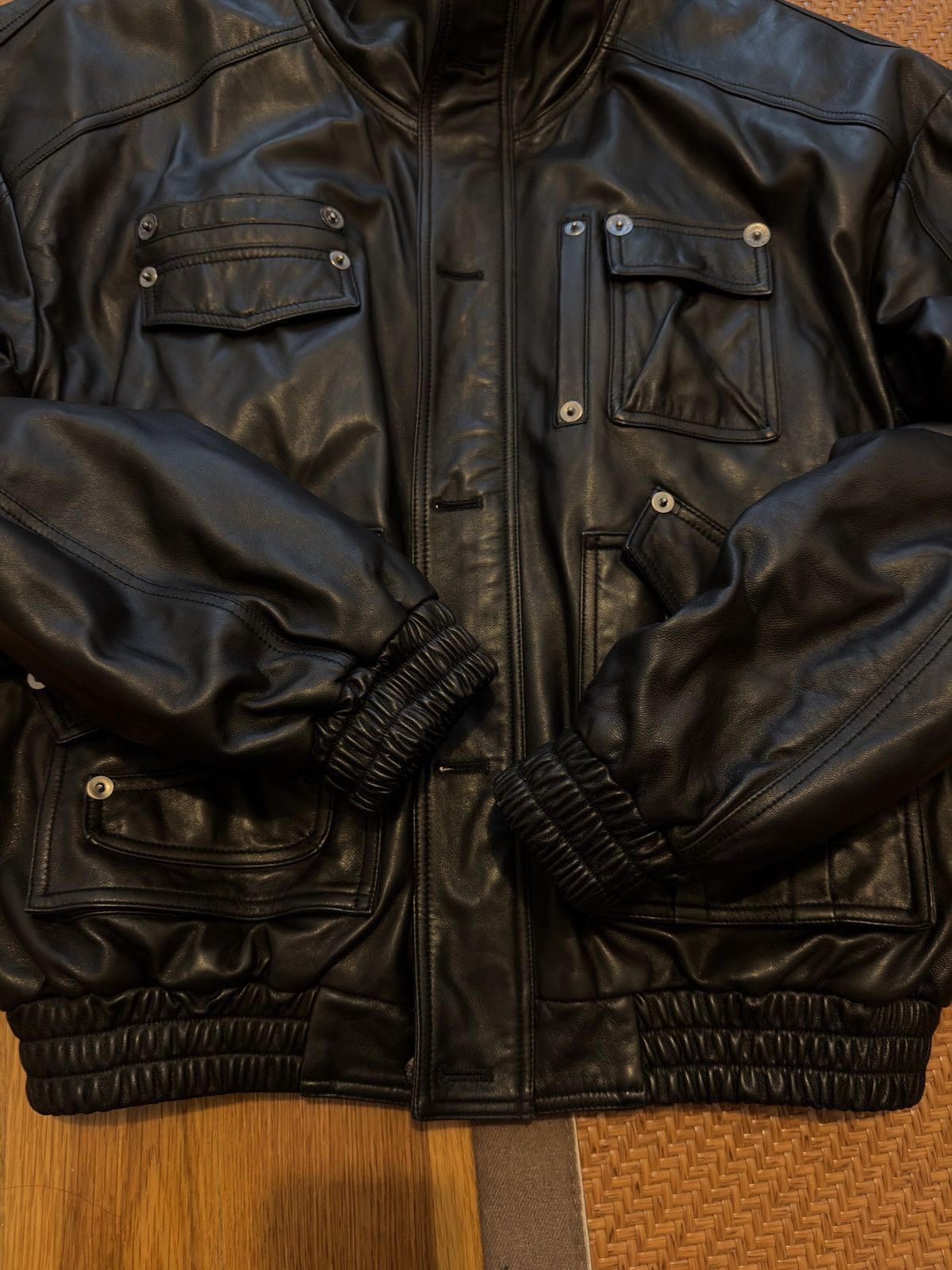 Other Les Gaultier Leather Hooded Jacket Size US M / EU 48-50 / 2 - 3 Thumbnail