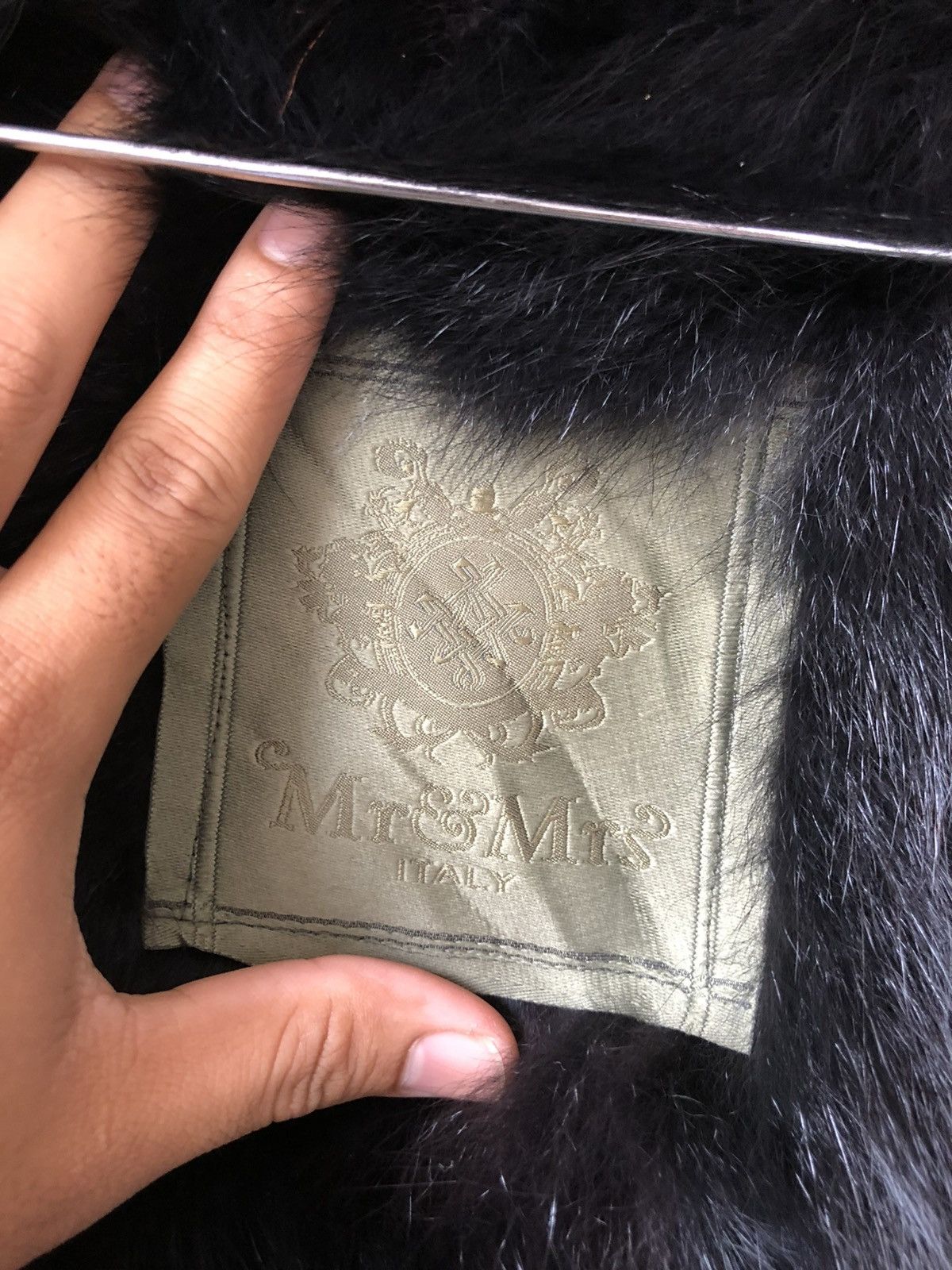 MR & MRS ITALY On Fire🔥 Mr & Mrs Italy Kayote Fur Army Green Parka Jacket Size XXS / US 00 / IT 34 - 9 Thumbnail