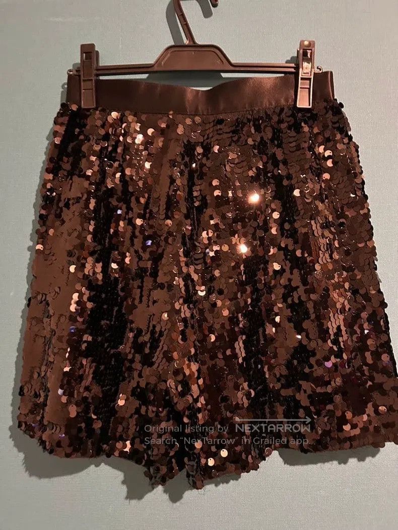 Comme des Garcons Comme des Garcons size S Beige Retro Sequin Design Pants Size 23" - 2 Thumbnail