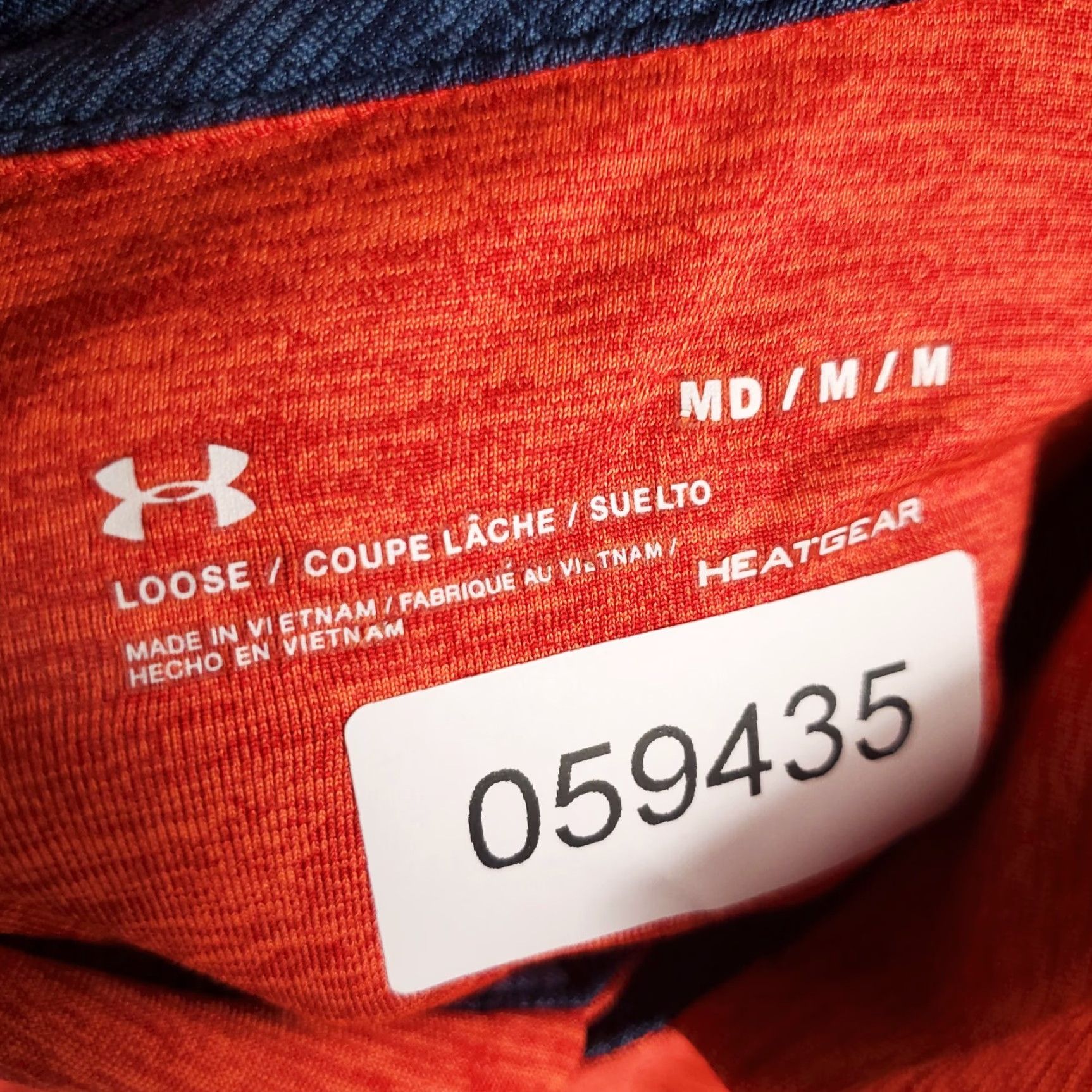 Under Armour Under Armour Polo Shirt Mens Medium Orange Golf Casual Short Sleeve Size US M / EU 48-50 / 2 - 7 Thumbnail