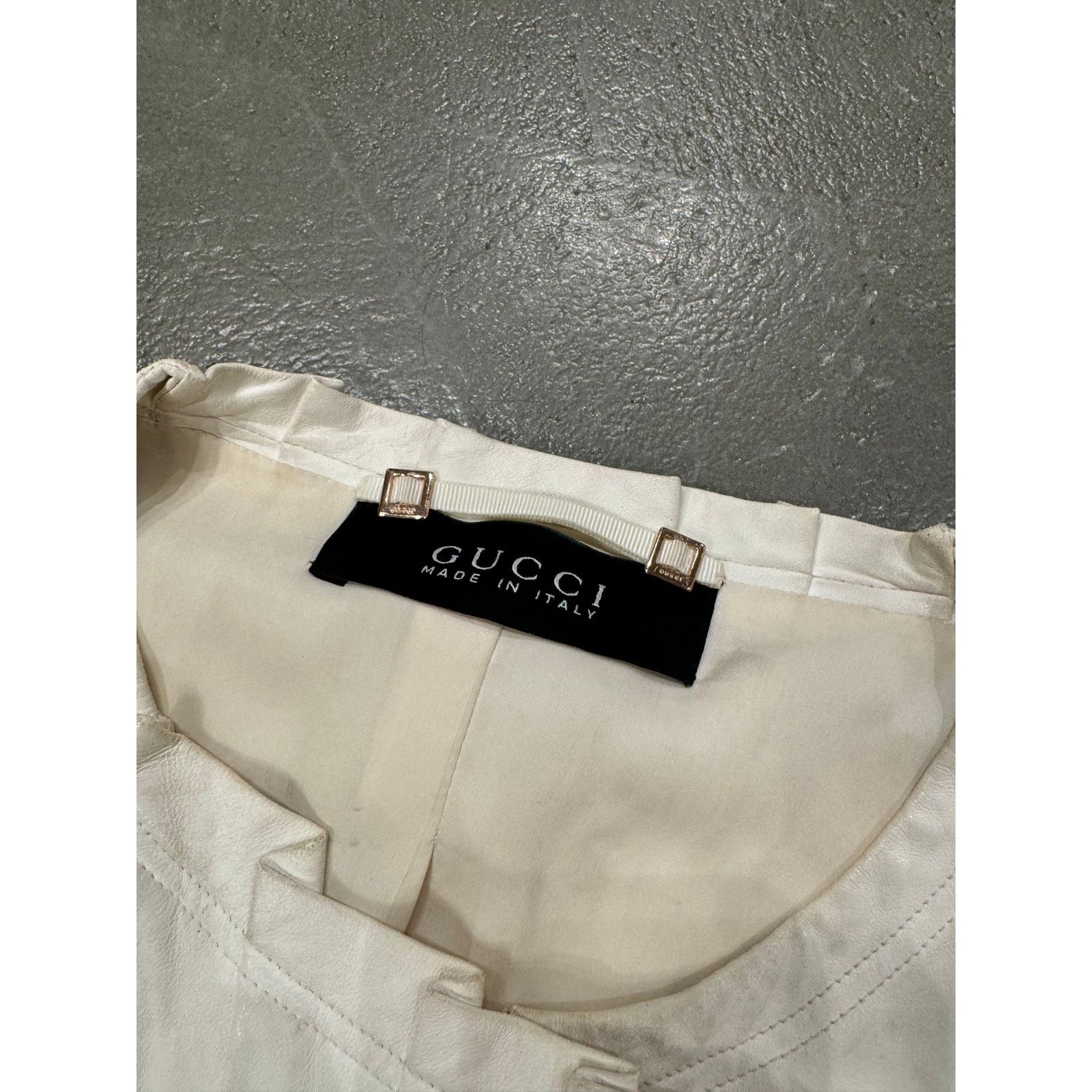 Gucci S/S 2004 Gucci by Tom Ford paneled leather jacket Size US S / EU 44-46 / 1 - 9 Thumbnail
