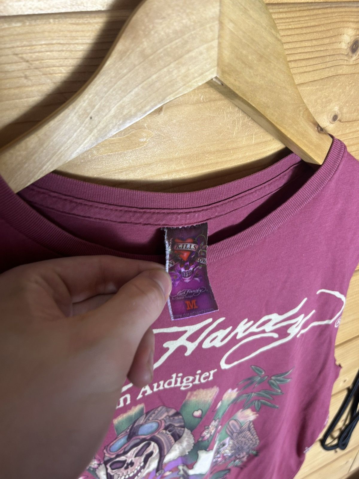 Ed Hardy Ed Hardy skeleton eagle dragon shirt Size US M / EU 48-50 / 2 - 5 Thumbnail