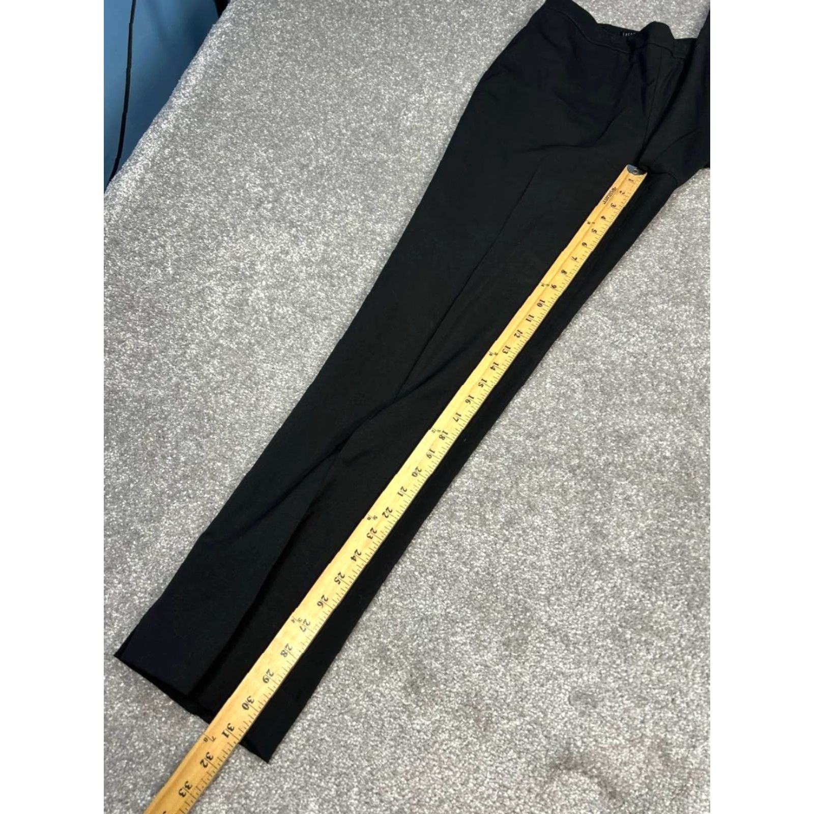 Vintage Lafayette 148 New York Bleecker Pants Womens 8 Wool Stretch Straight Leg Black Dry Clean Only Pockets Zipper Modern 90s style? Size 30" / US 8 / IT 44 - 5 Thumbnail