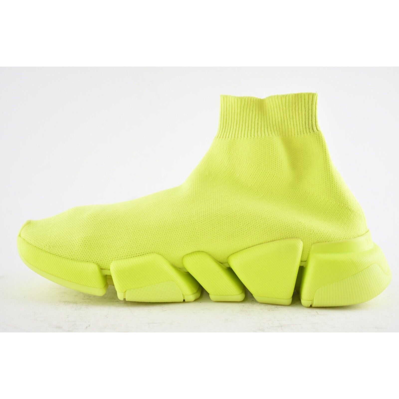 Balenciaga Speed 2.0 Sock Fluo Logo High Top Knit Trainer Sneaker 37 Size US 7 / IT 37 - 8 Thumbnail
