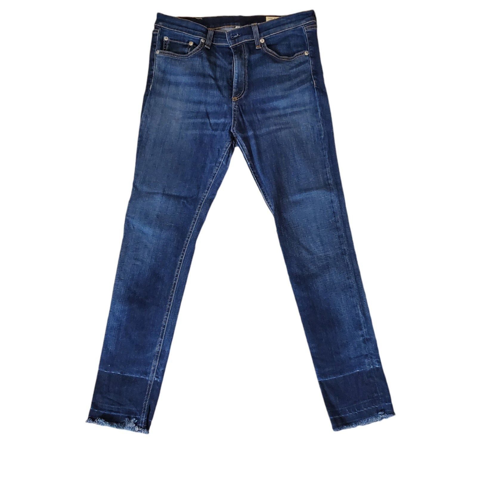 Rag & Bone Rag & bone 10 inch Capri Cropped High Rise Jeans in Stanwix Size 30" / US 8 / IT 44 - 1 Thumbnail