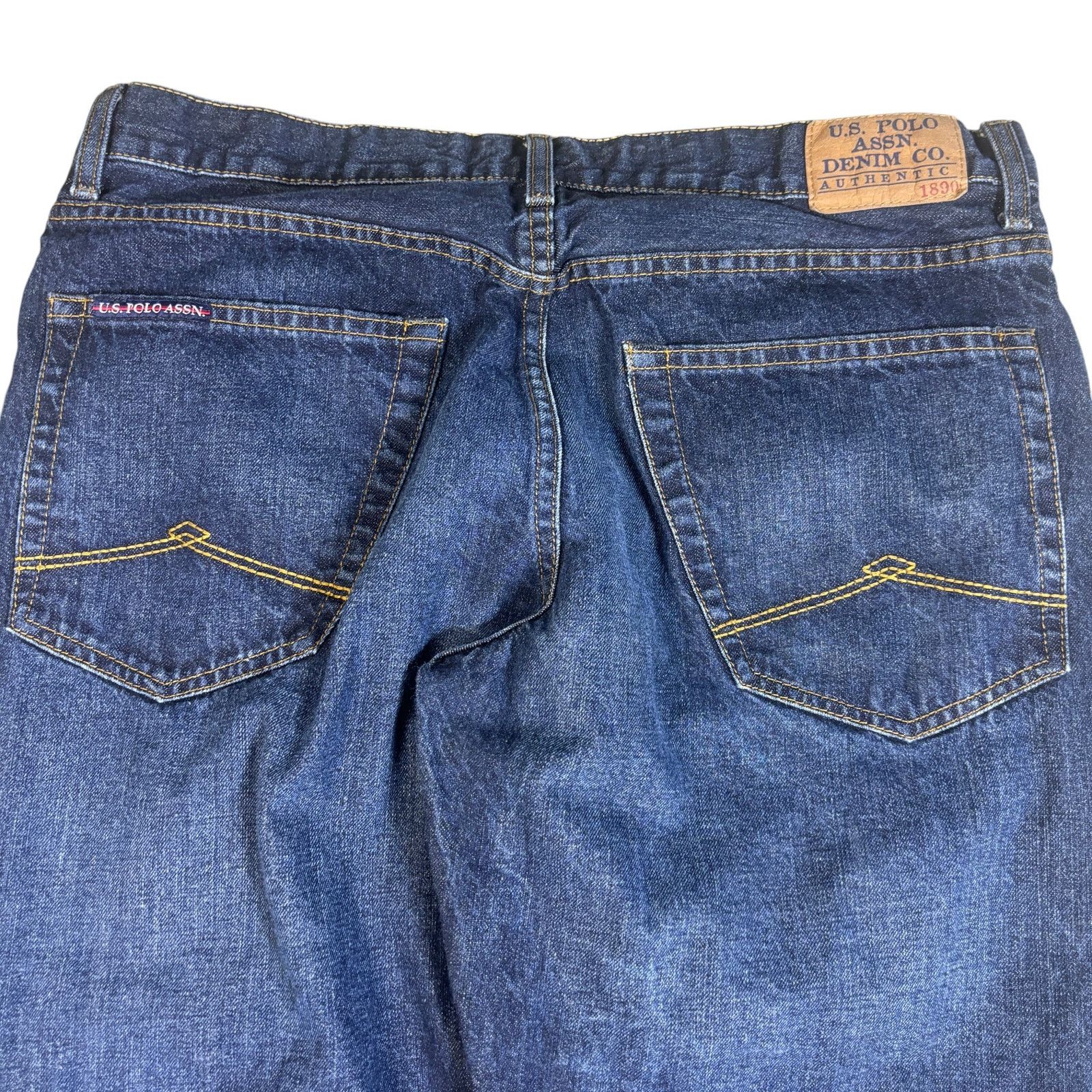 U.S. Polo Assn. y2k 2000s US Polo Assn wide leg bootcut jeans 36x29 9.5 inch Size US 36 / EU 52 - 3 Thumbnail
