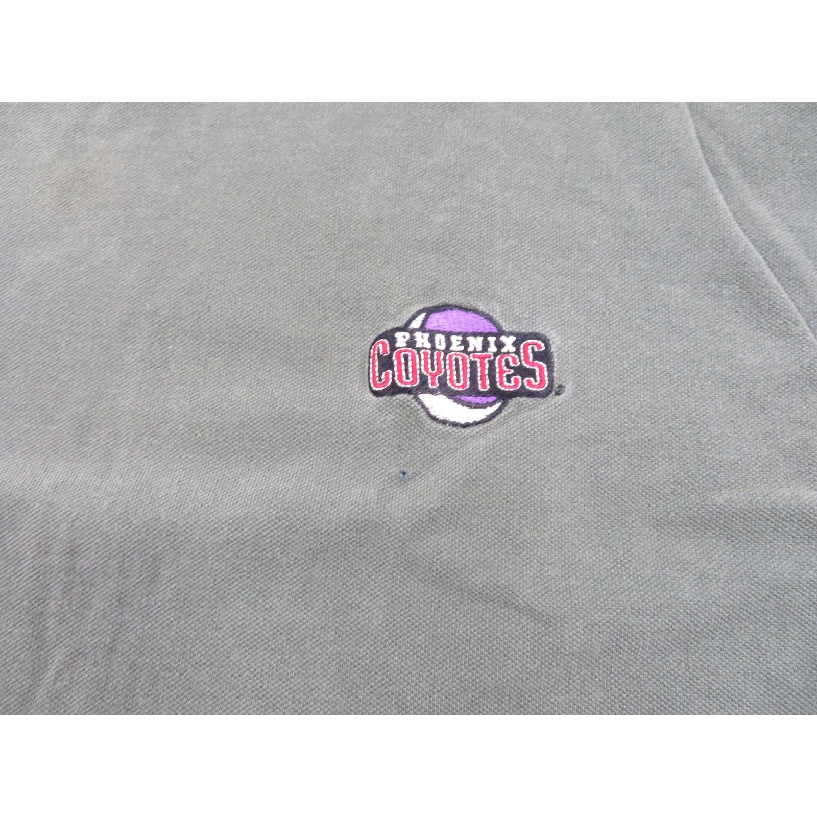 Antigua Phoenix Coyotes T-Shirt Embroidered Logo, Green Sz L 1990s Size US L / EU 52-54 / 3 - 4 Thumbnail