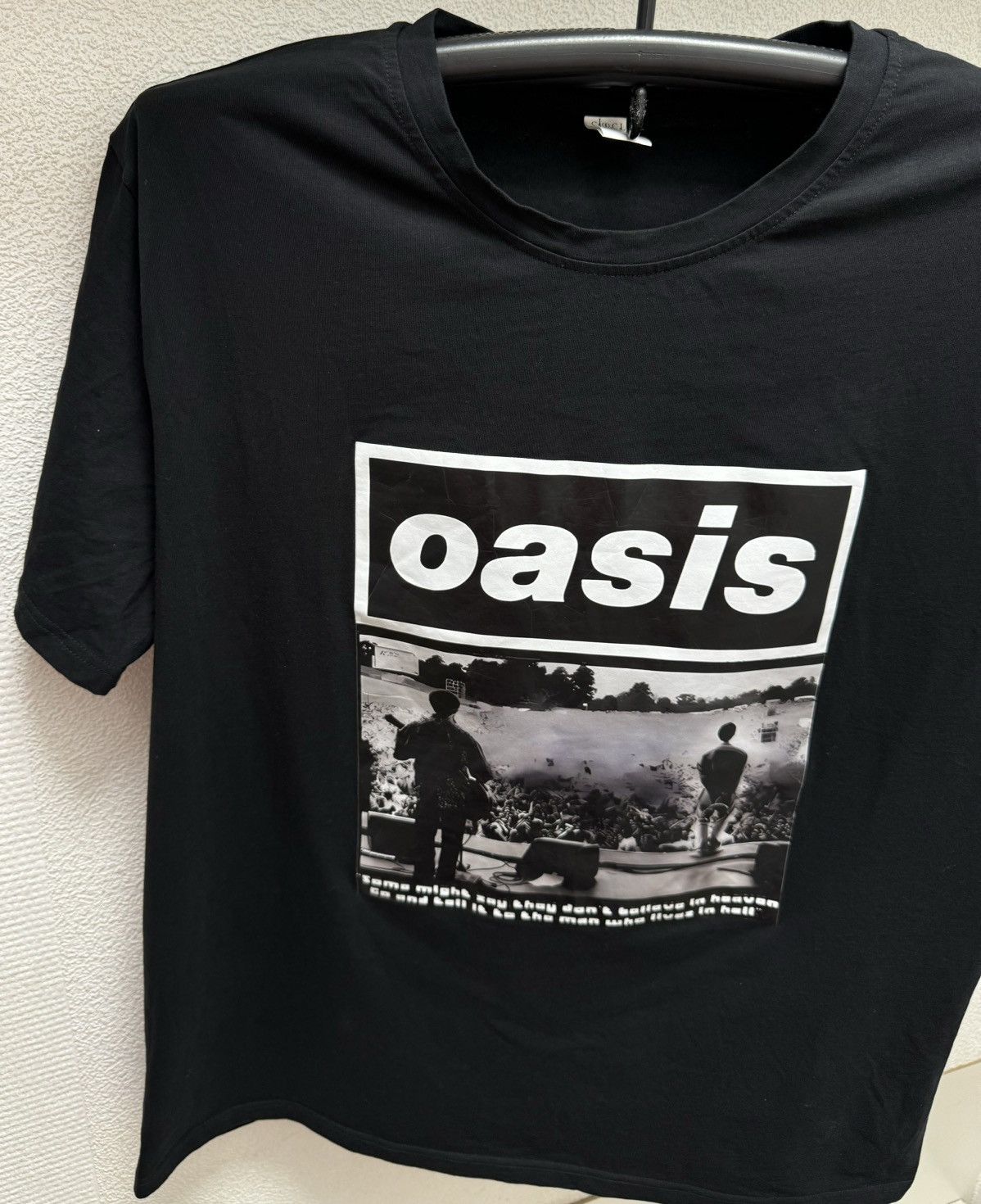 Band Tees Oasis big logo vintage black t-shirt Xl-Xxl 2xl boxlogo sing Size US XXL / EU 58 / 5 - 6 Thumbnail