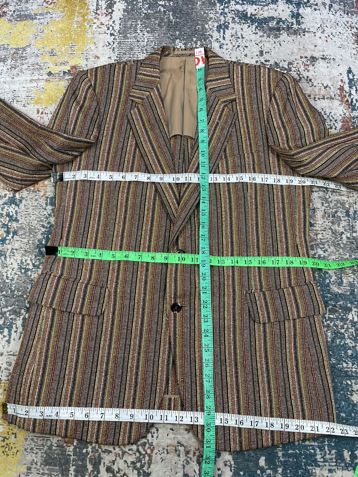 DORMUEIL Luxury Cloth Rainbow Tweed Blazer