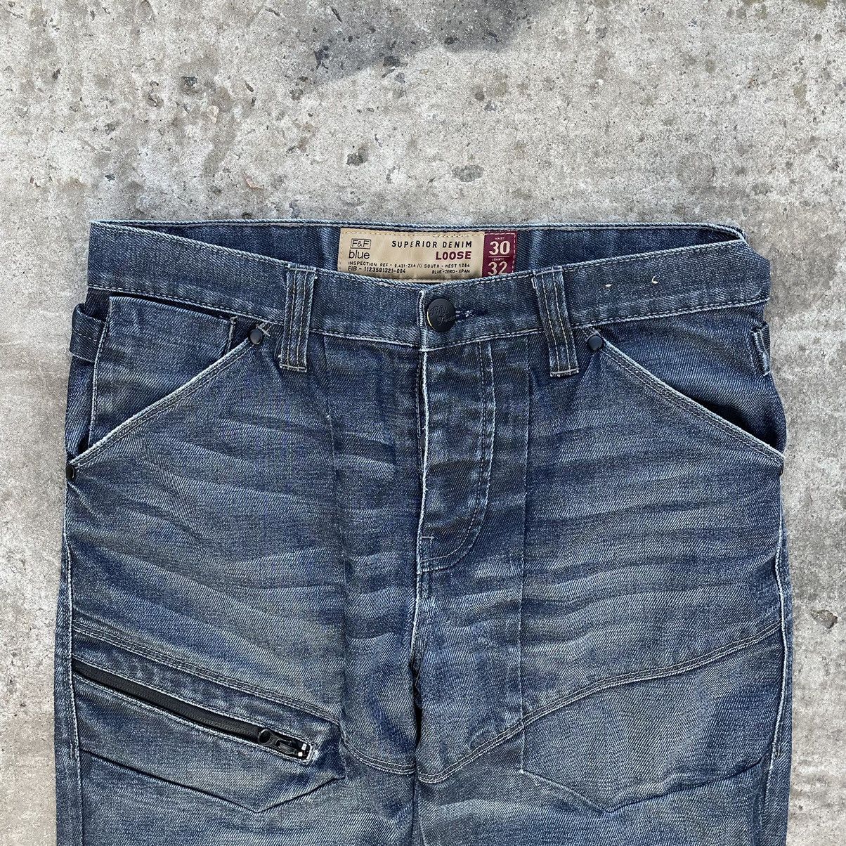 Japanese Brand × Vintage Vintage Japanese Style F&F Jeans W30xL32 Style by Carhartt Size US 30 / EU 46 - 5 Thumbnail