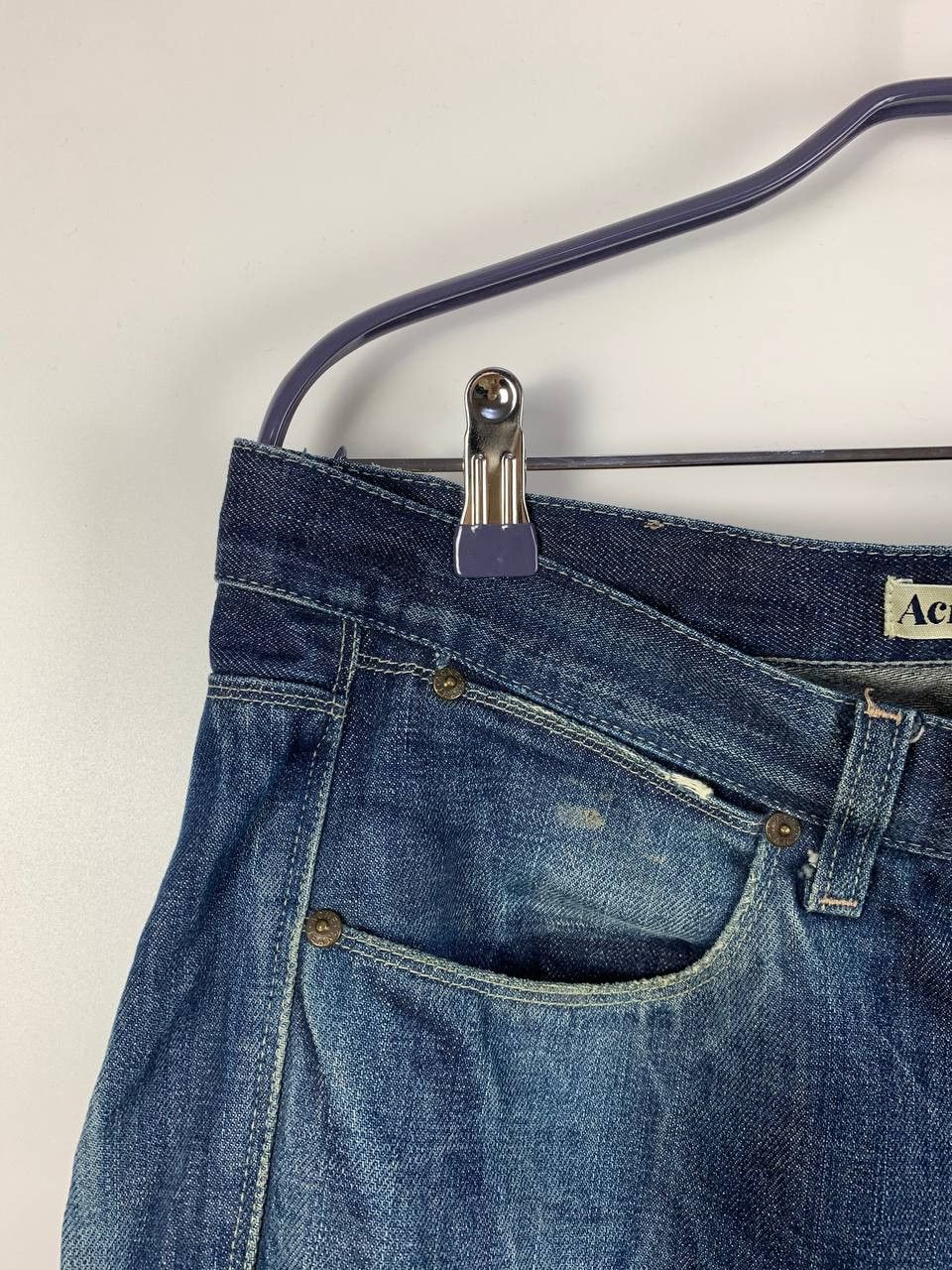 Acne Studios Acne Jeans shorts blue denim 33 Size US 33 - 3 Thumbnail