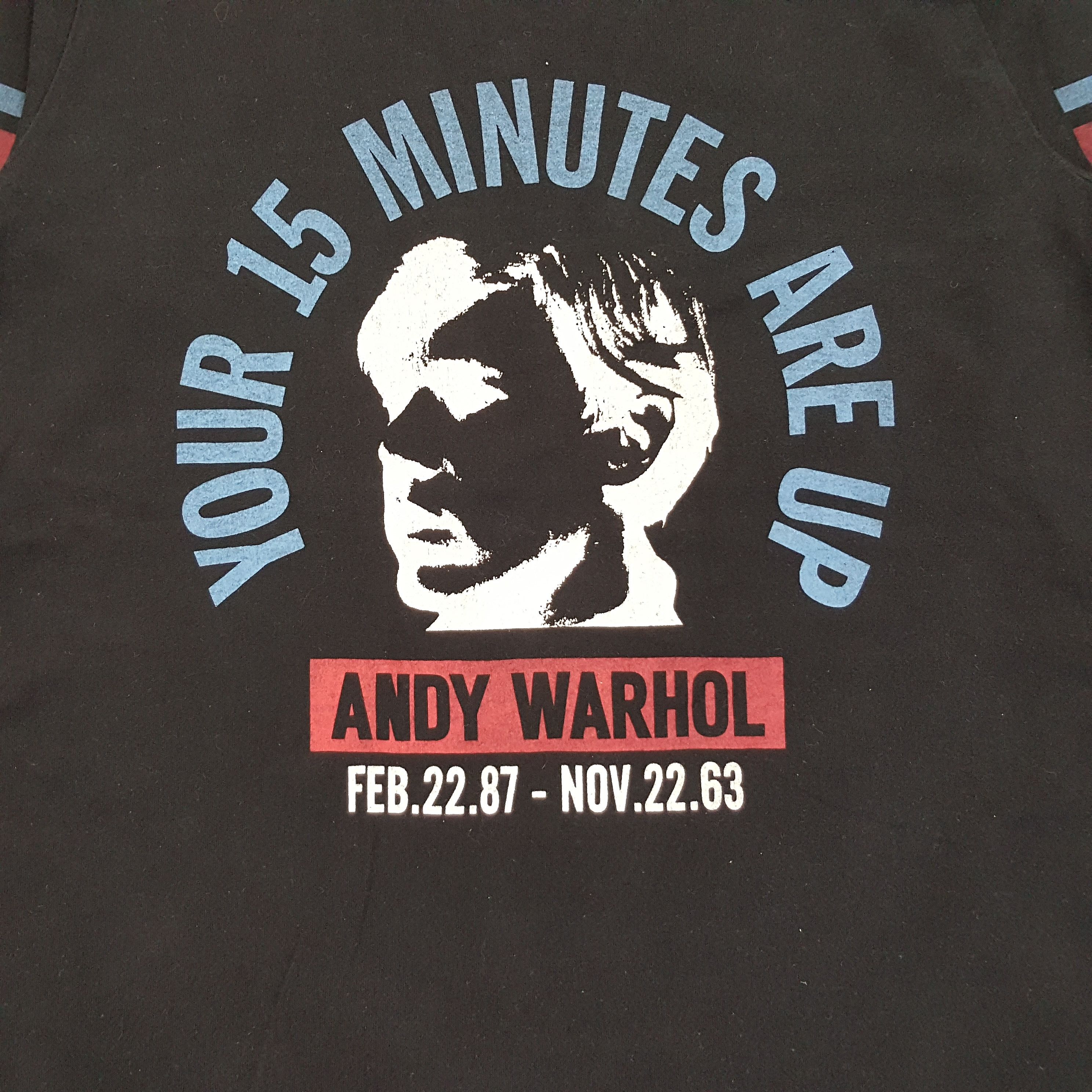 Hysteric Glamour × Japanese Brand × Vintage Vintage Hysteric Glamour x Andy Warhol Japanese Brand Tshirt Size S / US 4 / IT 40 - 2 Thumbnail