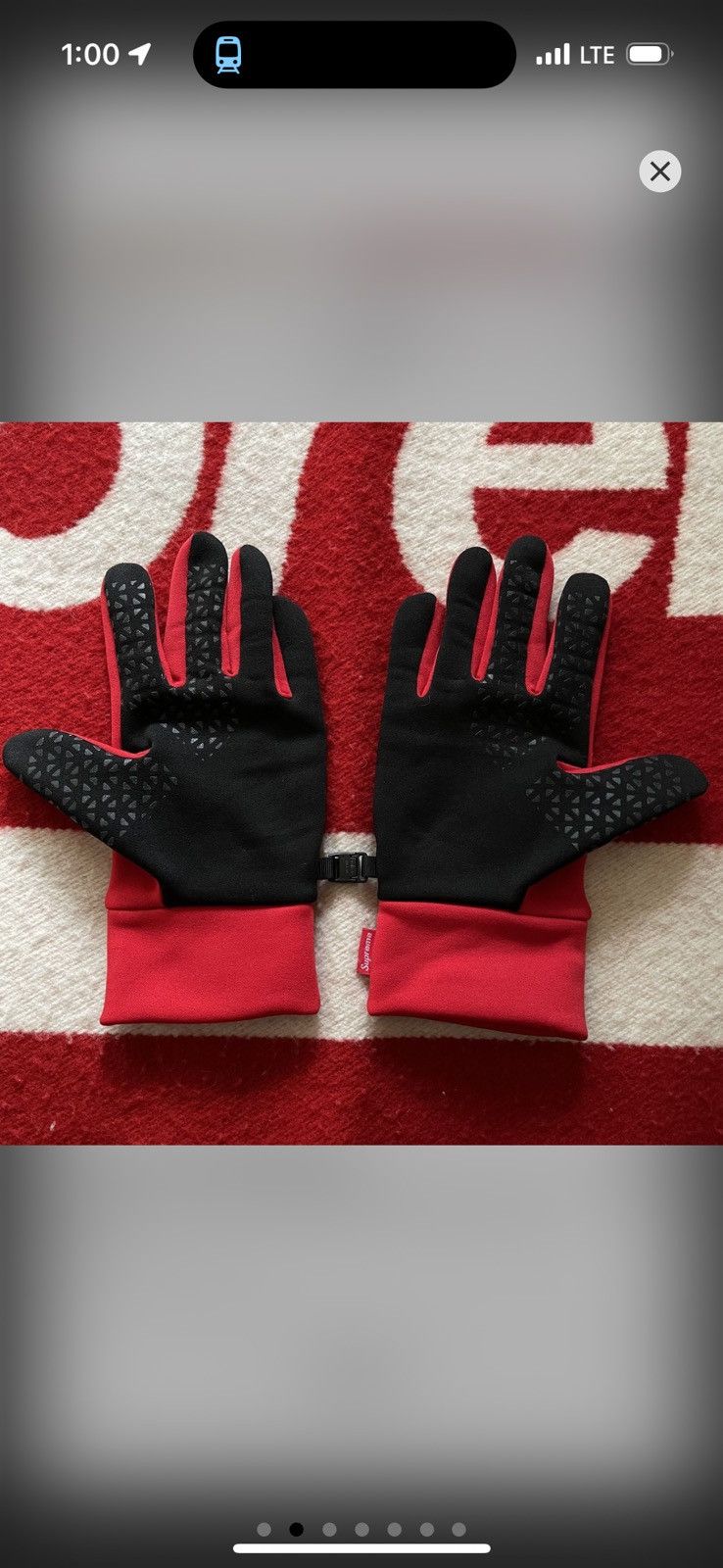 Supreme Supreme gloves Size 30 - 2 Thumbnail